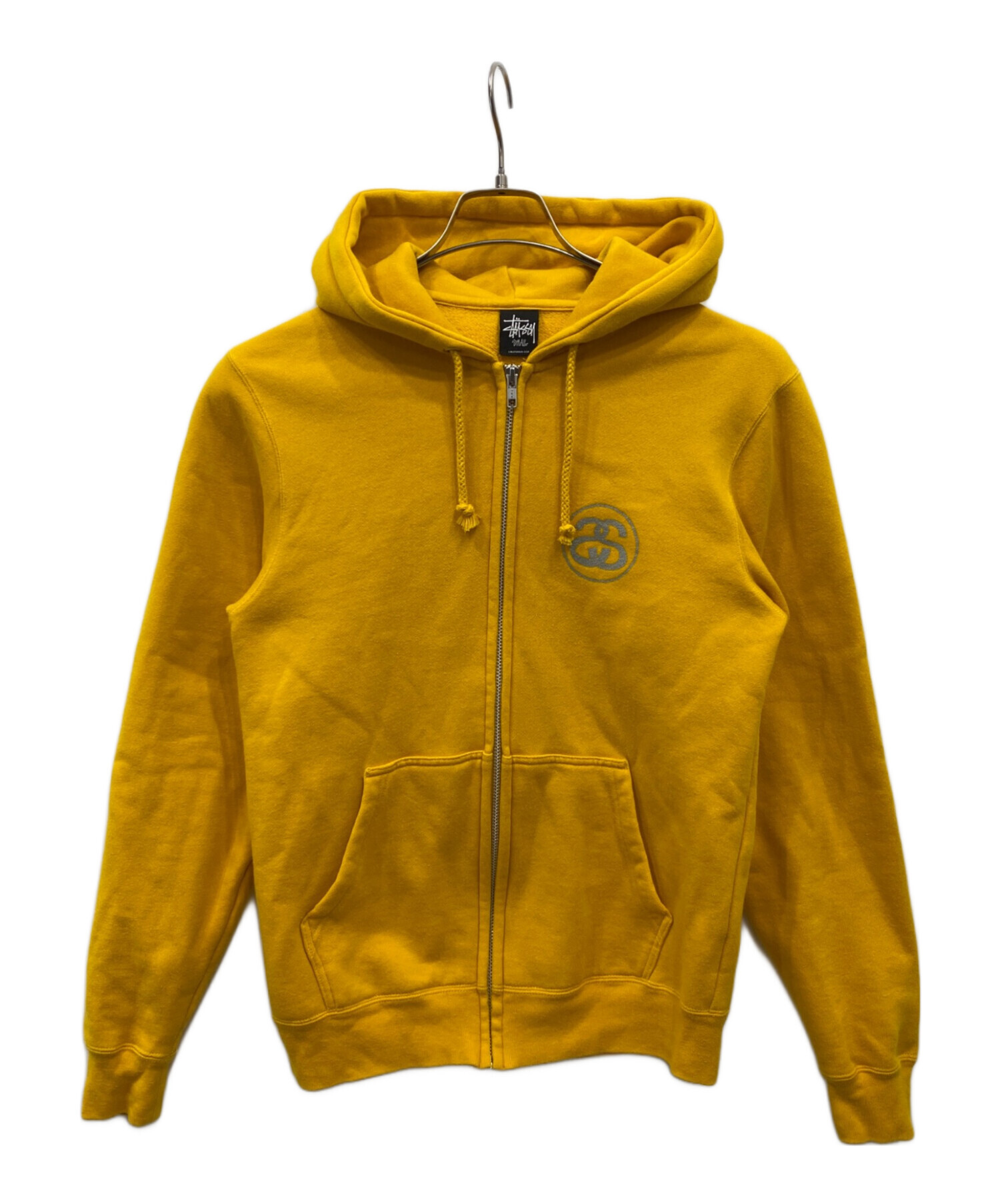 中古・古着通販】stussy (ステューシー) ジップパーカー イエロー
