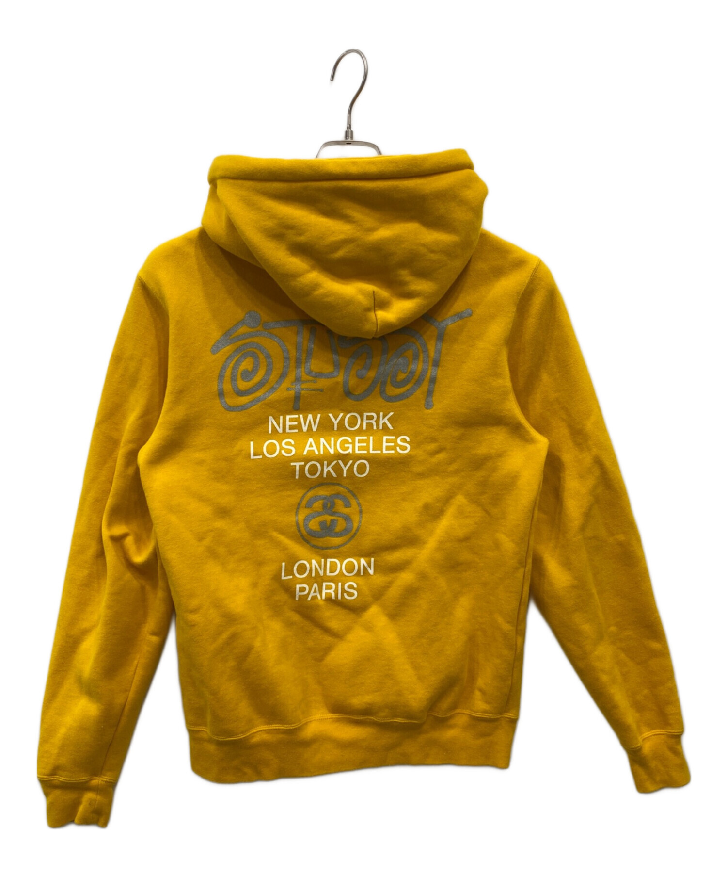 中古・古着通販】stussy (ステューシー) ジップパーカー イエロー