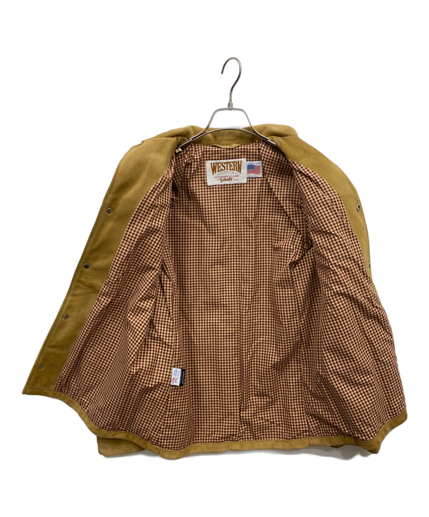 中古・古着通販】Schott (ショット) ウエスタンスエードジャケット 