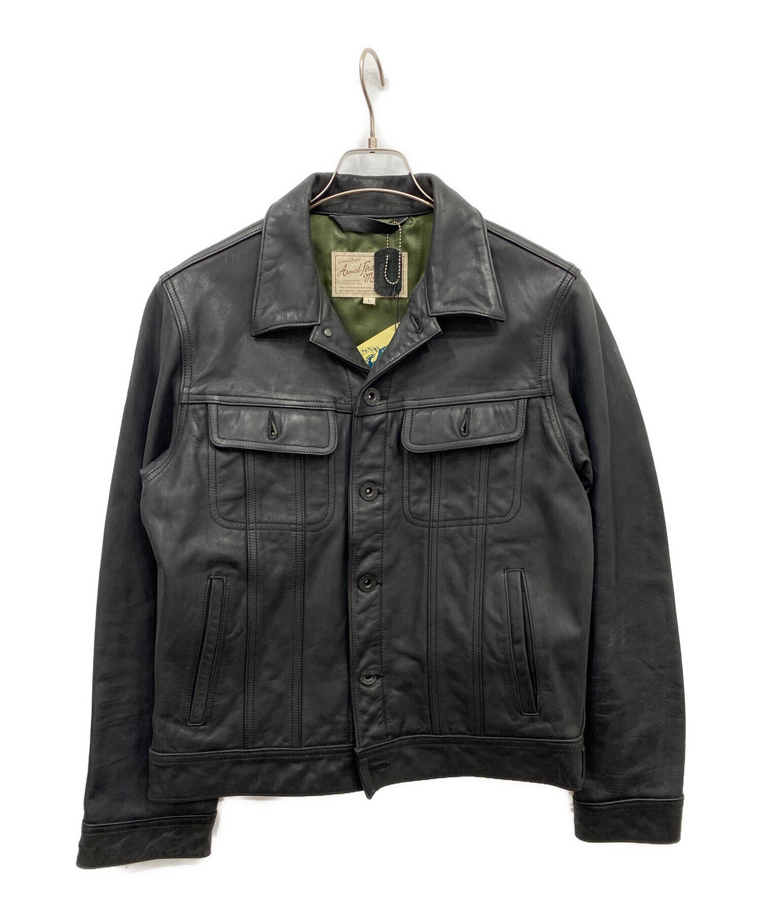 中古・古着通販】AVIREX (アヴィレックス) レザートラッカージャケット