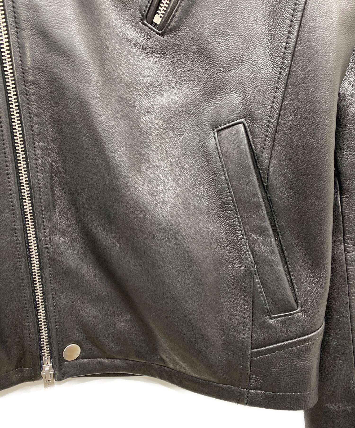 中古・古着通販】HARE (ハレ) ライダースジャケット ブラック サイズ:S