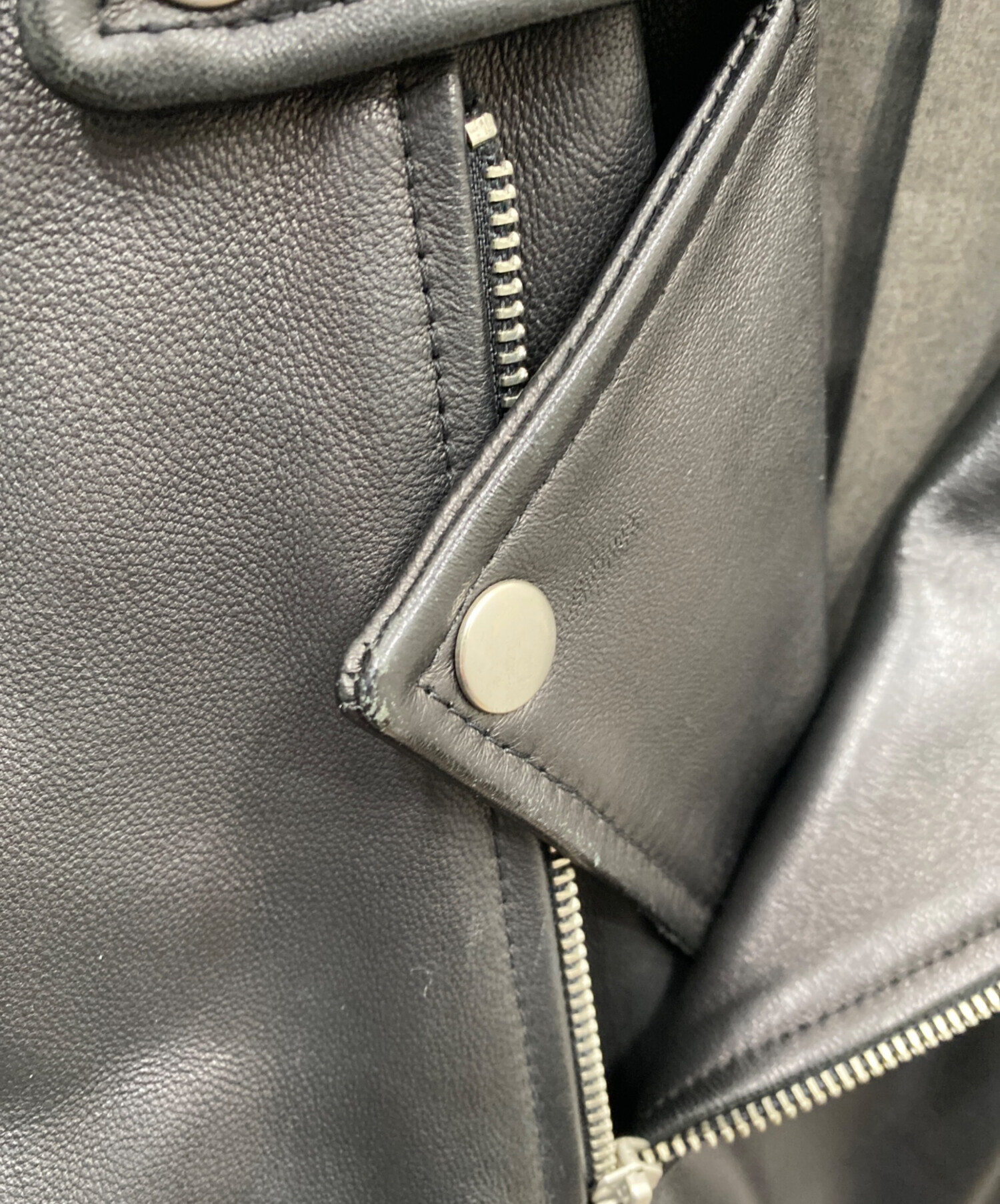 中古・古着通販】HARE (ハレ) ライダースジャケット ブラック サイズ:S