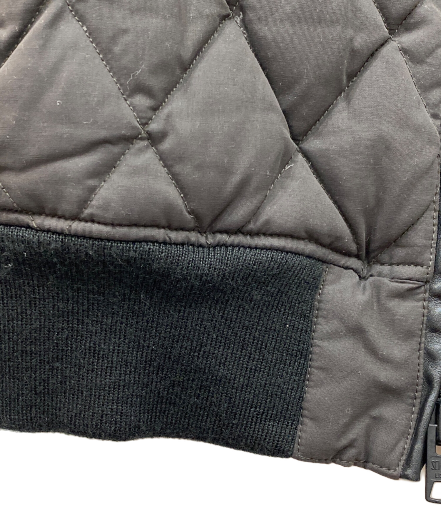 中古・古着通販】Schott (ショット) キルティングジャケット ブラック