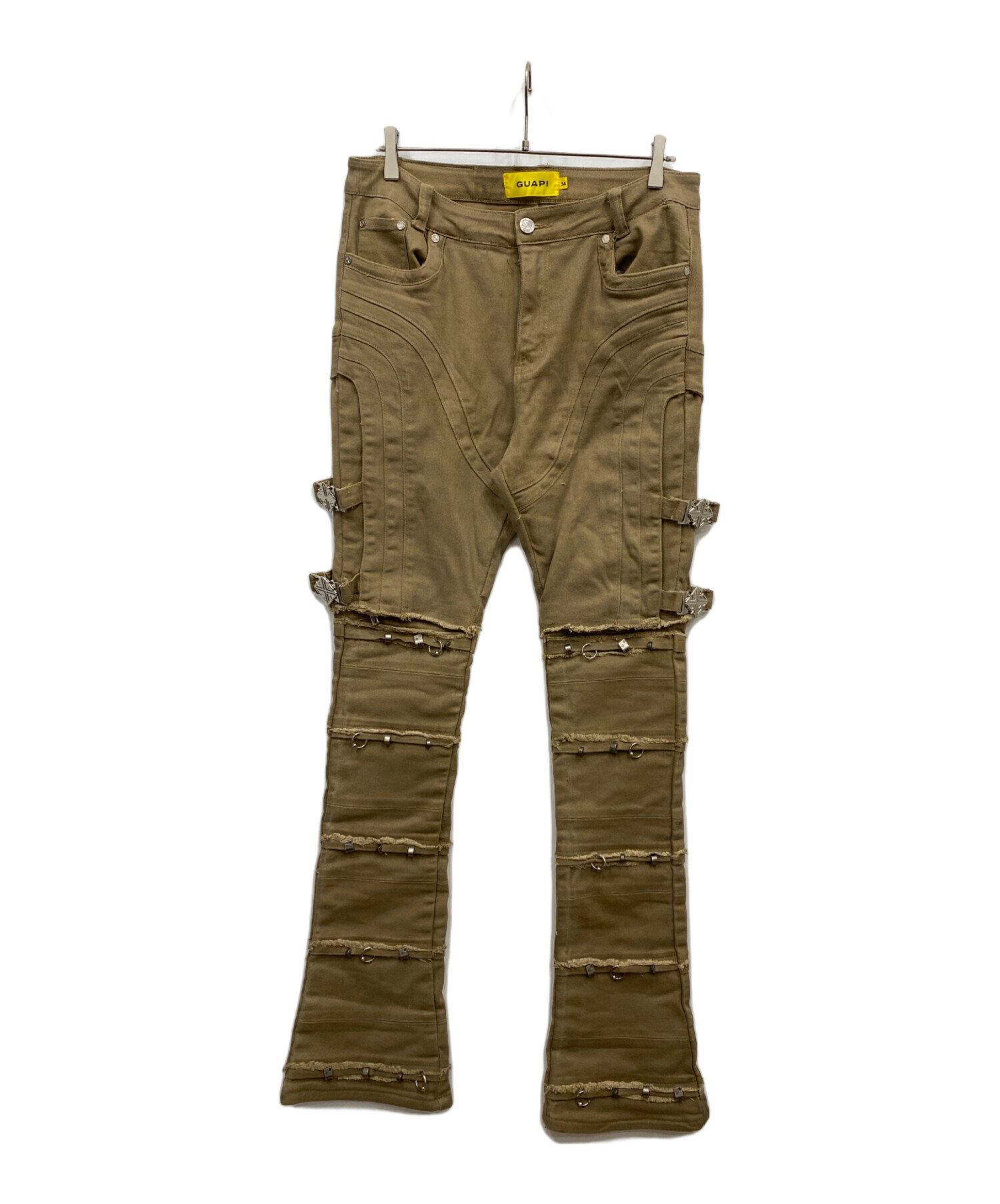 guapi 34 完売品 中古・古着通販】GUAPI (グアピ) ワックス加工 コンバーチブルパンツ