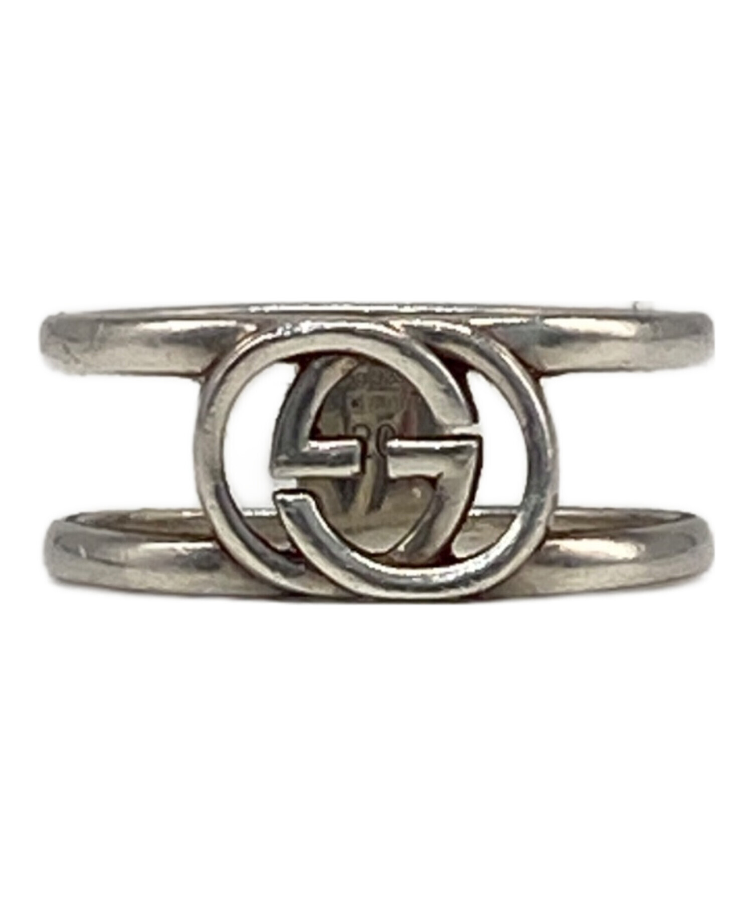中古・古着通販】GUCCI (グッチ) インターロッキングGリング シルバー 