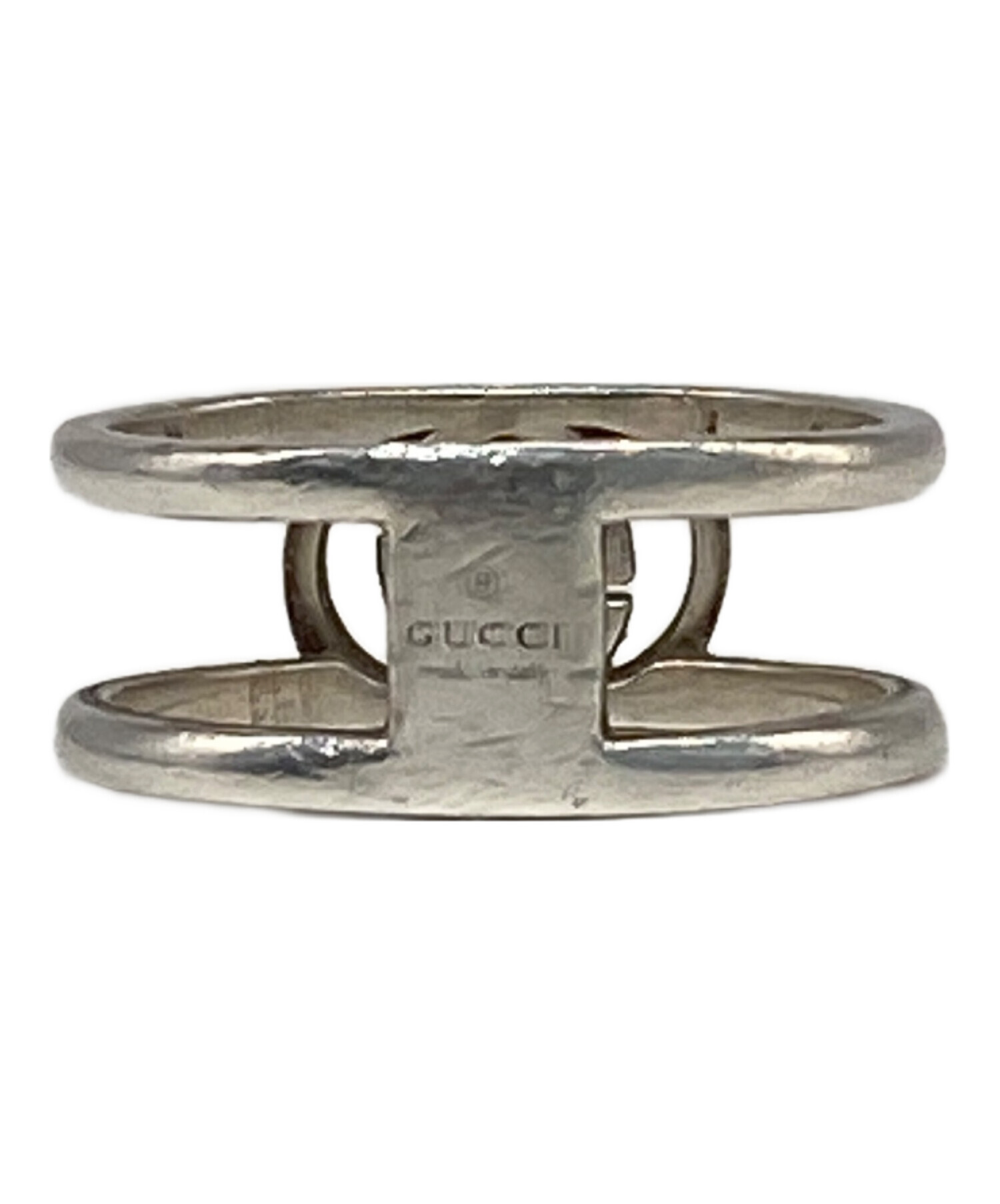 中古・古着通販】GUCCI (グッチ) インターロッキングGリング シルバー