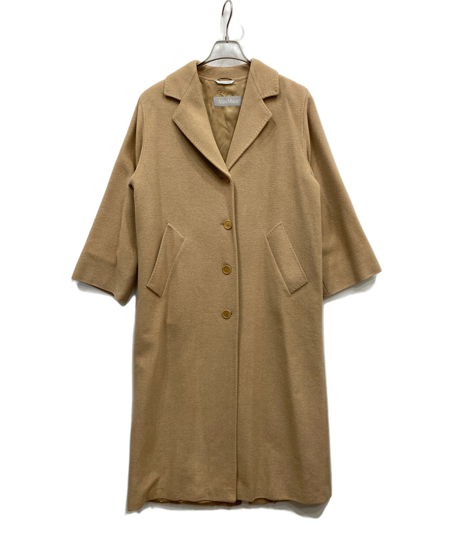 中古・古着通販】MaxMara (マックスマーラ) ウールロングコート 