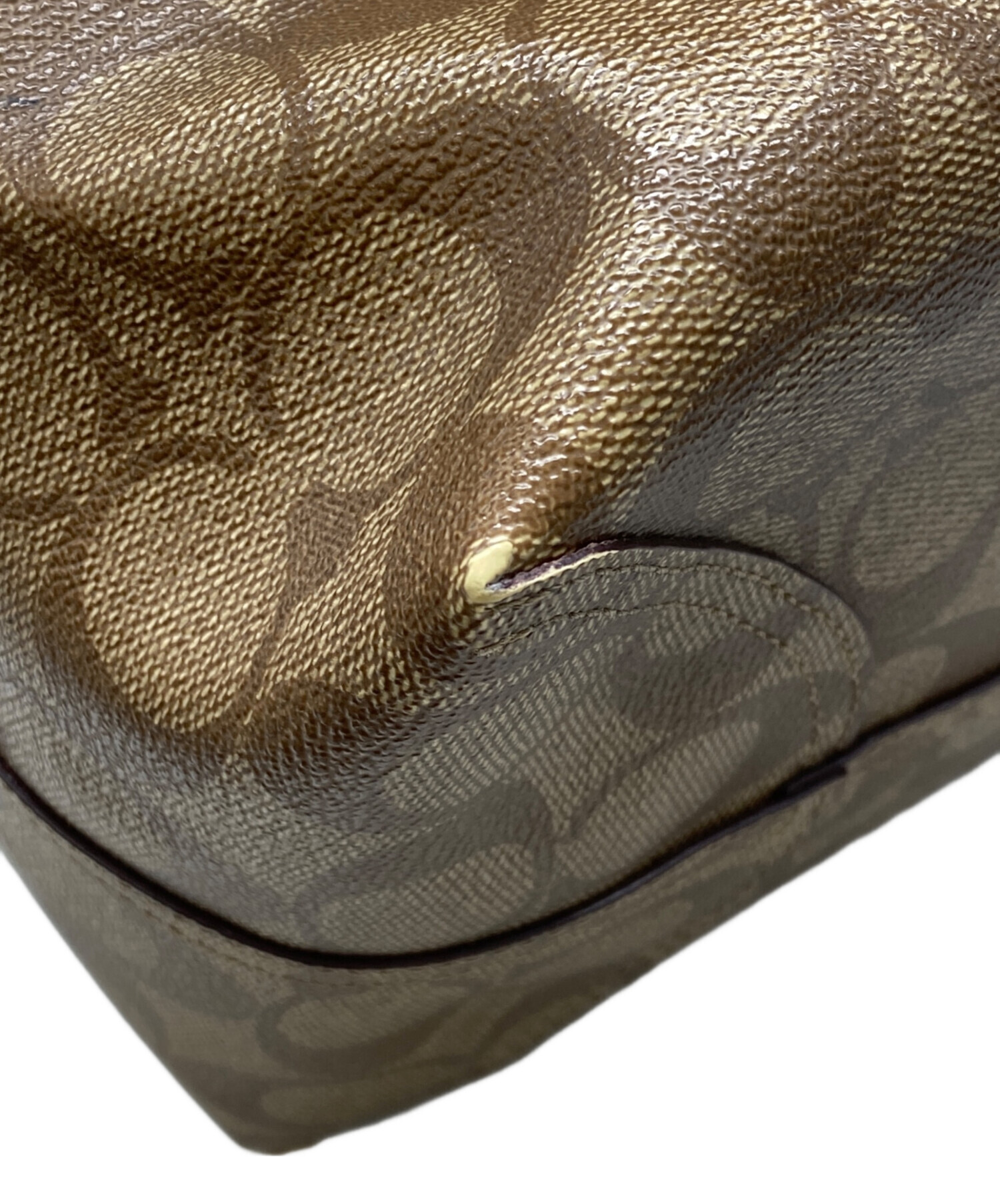 中古・古着通販】COACH (コーチ) リバーシブルトートバッグ ピンク