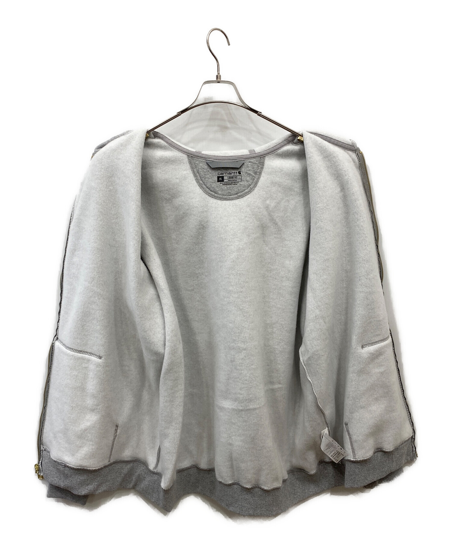 中古・古着通販】CarHartt (カーハート) ジップアップパーカー グレー