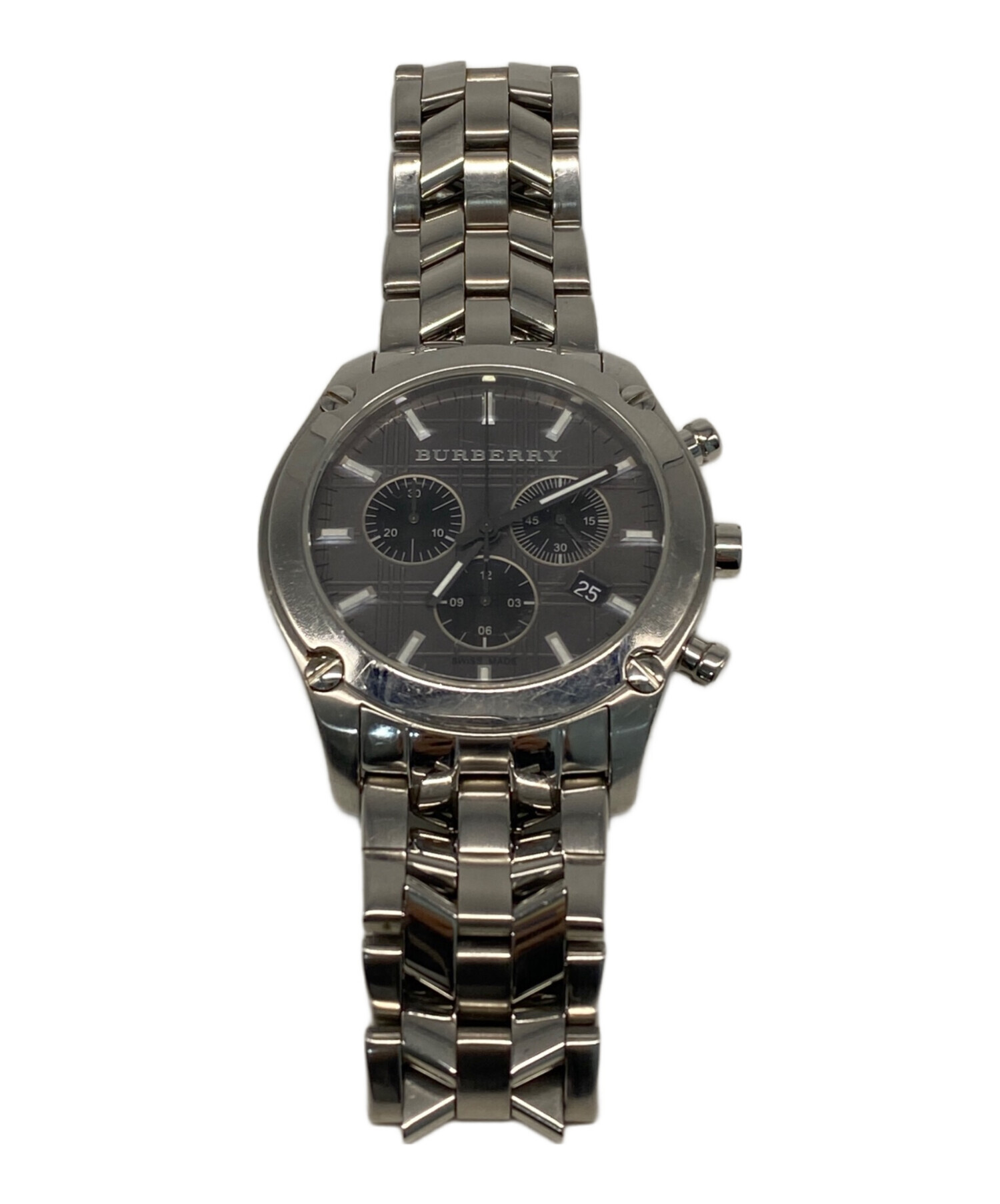 中古・古着通販】BURBERRY (バーバリー) リストウォッチ グレー