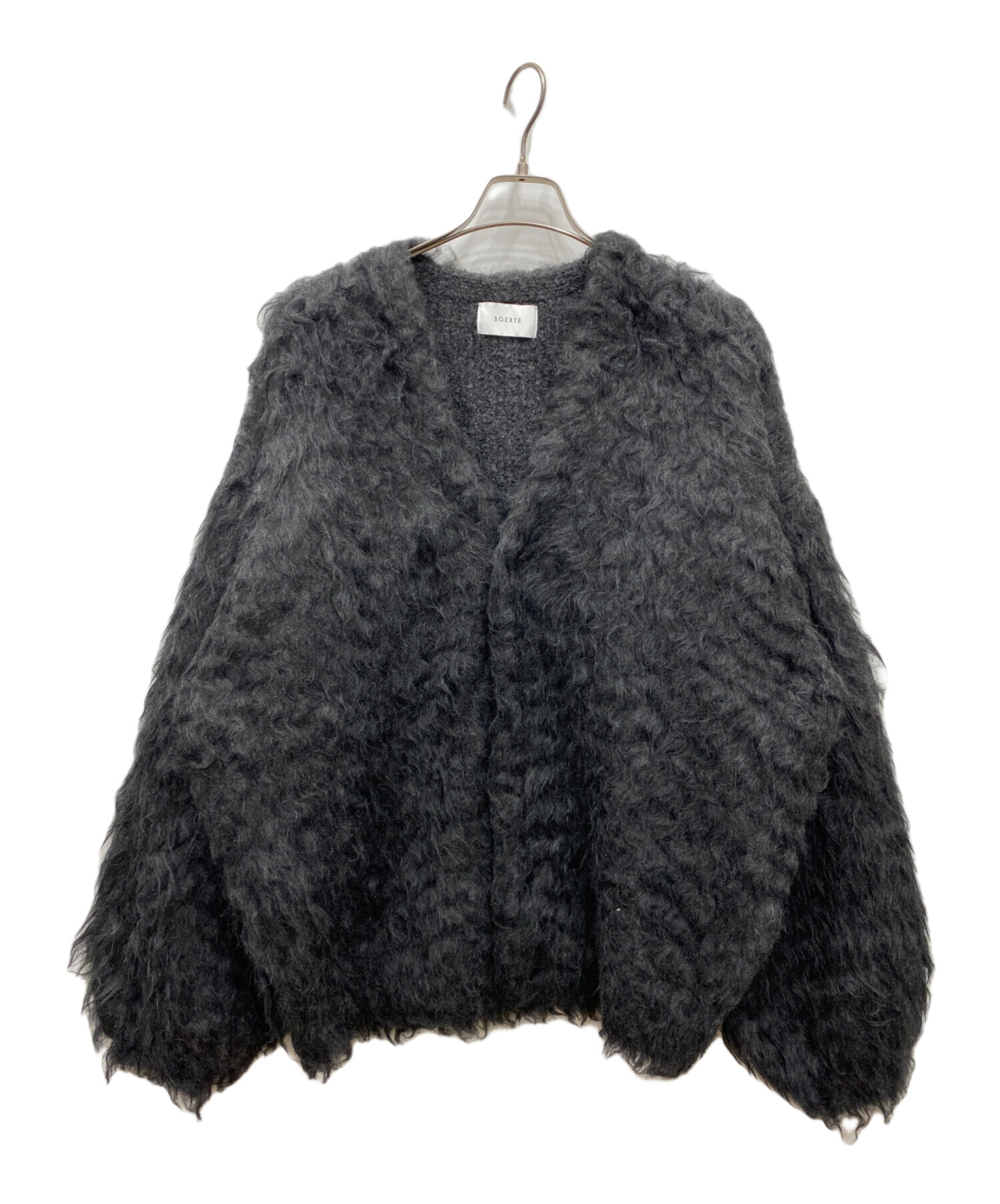 中古・古着通販】soerte (ソエルテ) Wool blend super volume shaggy