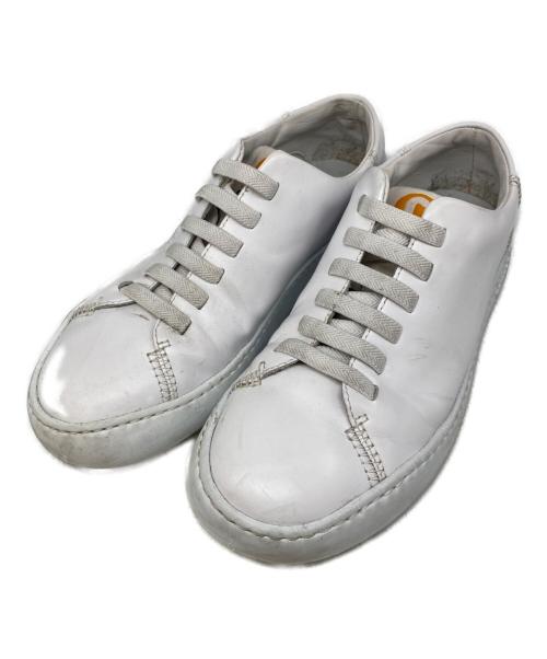 未使用！ カンペール ペウカミ レザー スニーカー　ホワイト　38 中古・古着通販】CAMPER (カンペール) スニーカー ホワイト サイズ:38