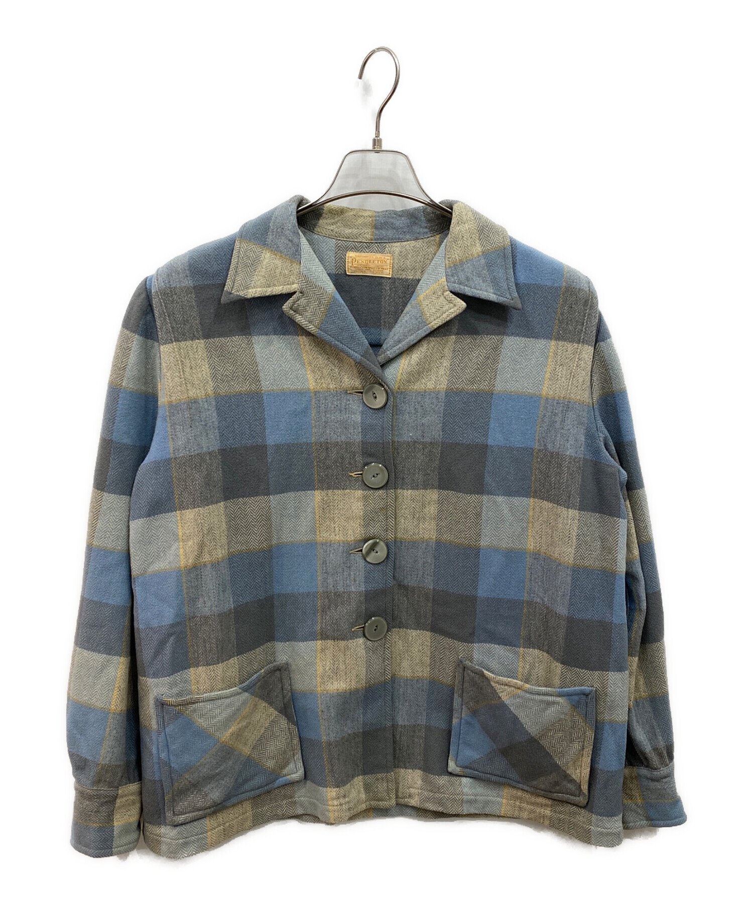 中古・古着通販】PENDLETON (ペンドルトン) 50'sウールシャツ グレー