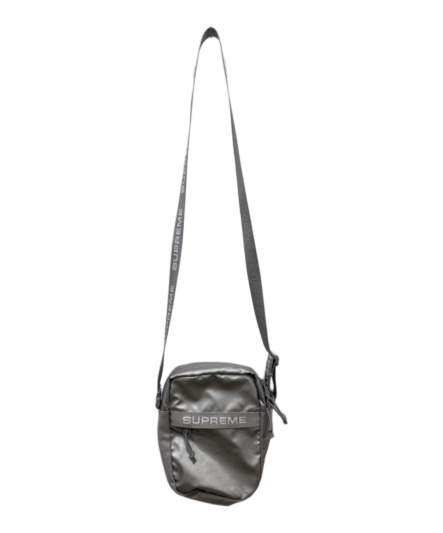 人気✴︎Supreme シュプリーム ミニボディバッグ シルバー 中古・古着通販】Supreme (シュプリーム) FW22 SHOULDER BAG シルバー