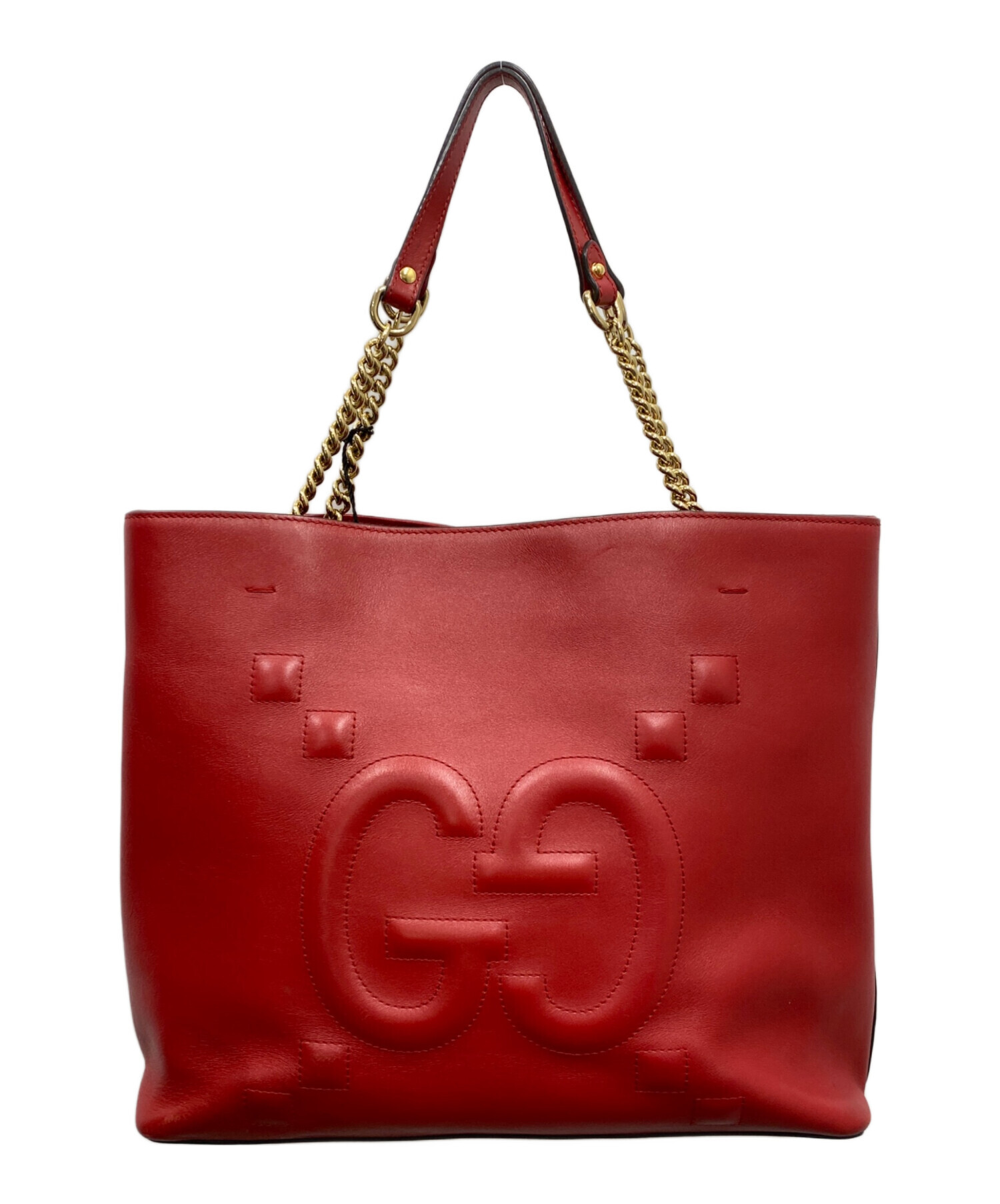 美品♪GUCCI グッチ インターロッキングG ウォレットバッグ中古 グッチ GUCCI インターロッキングGチェーンウォレット 510314 レッド