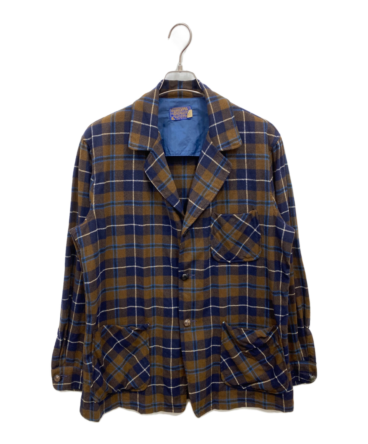 新品未使用　Pendleton テーラードジャケット Mサイズ 中古・古着通販】PENDLETON (ペンドルトン) ウールテーラード