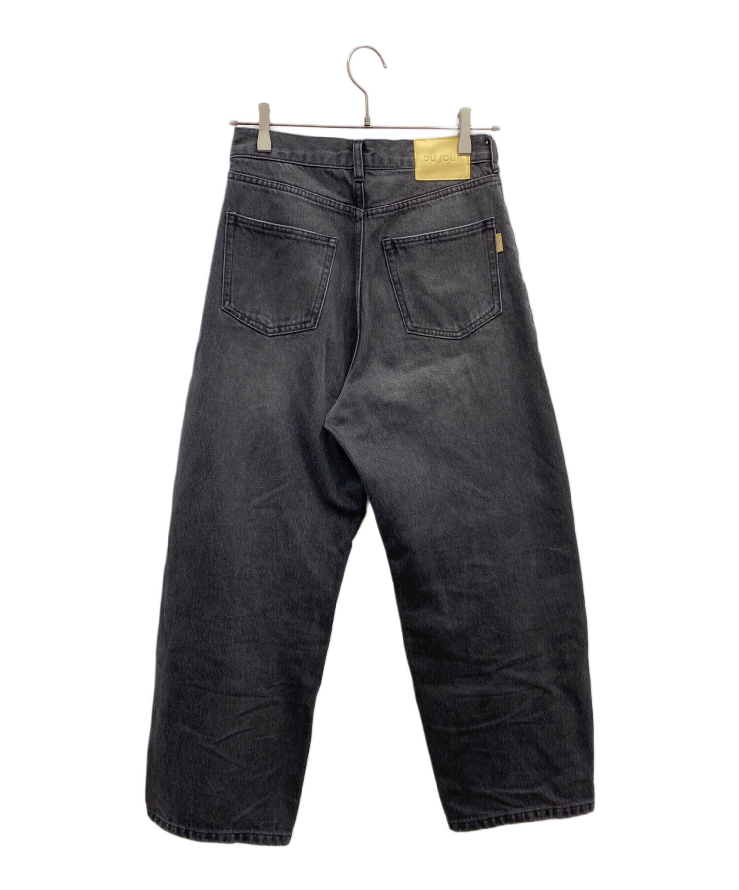 中古・古着通販】du jour (デュ ジュール) BARREL BAGGY JEAN グレー