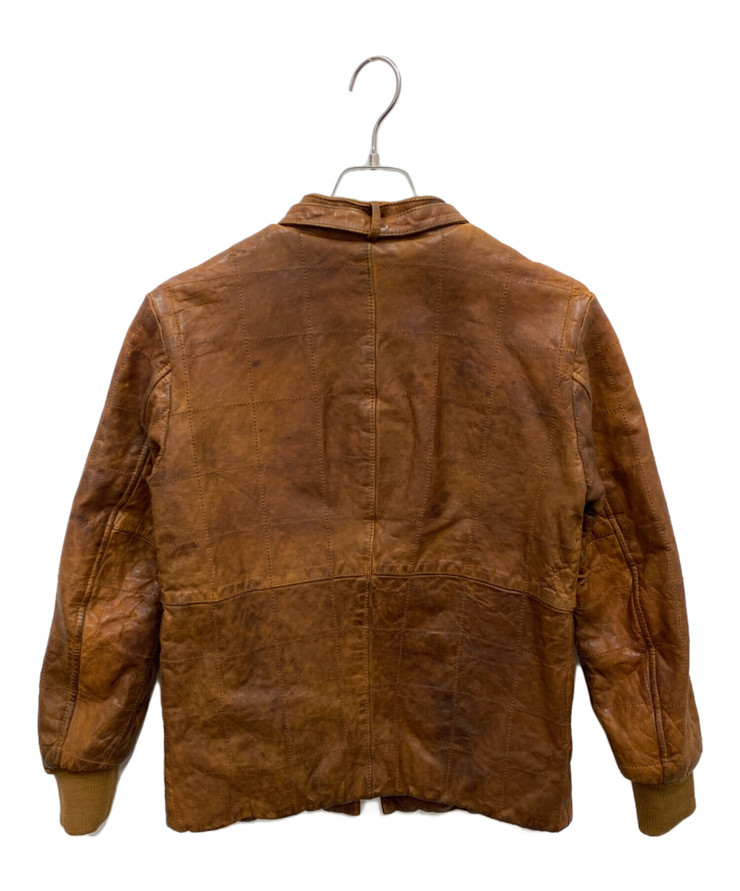 中古・古着通販】Schott (ショット) レザージャケット ブラウン サイズ