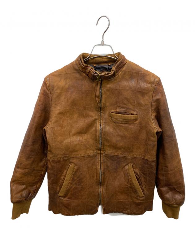 中古・古着通販】Schott (ショット) レザージャケット ブラウン サイズ