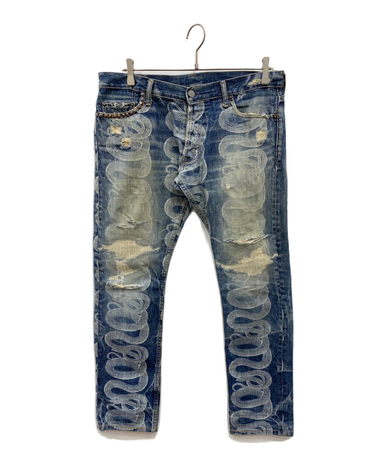 ヒステリックグラマー デニム 古着 正規品 中古・古着通販】Hysteric Glamour (ヒステリックグラマー) 蛇柄デニム