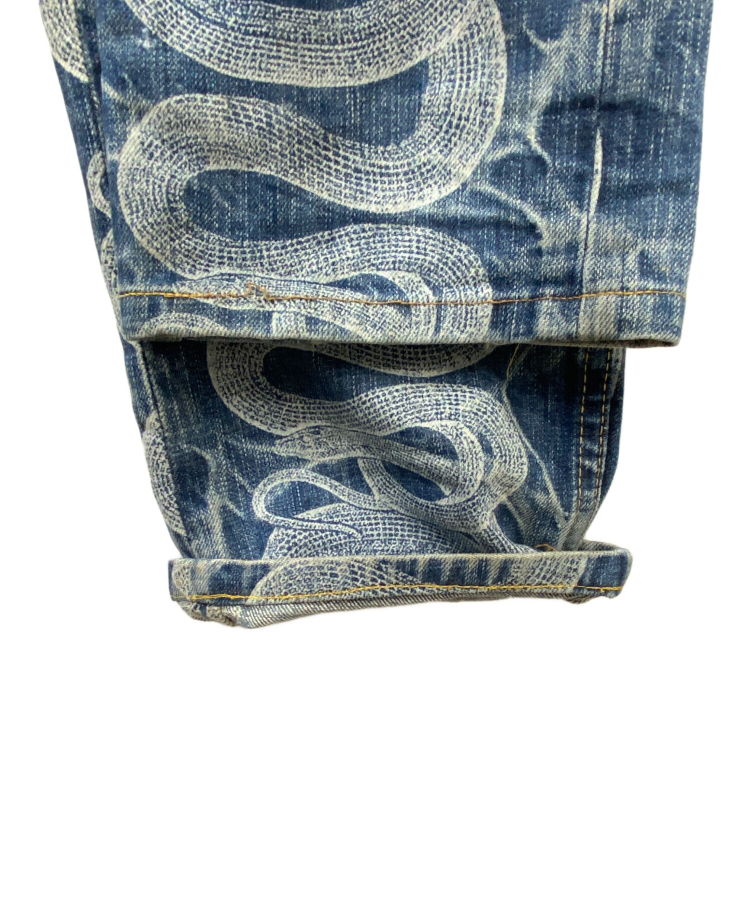 中古・古着通販】Hysteric Glamour (ヒステリックグラマー) 蛇柄デニム