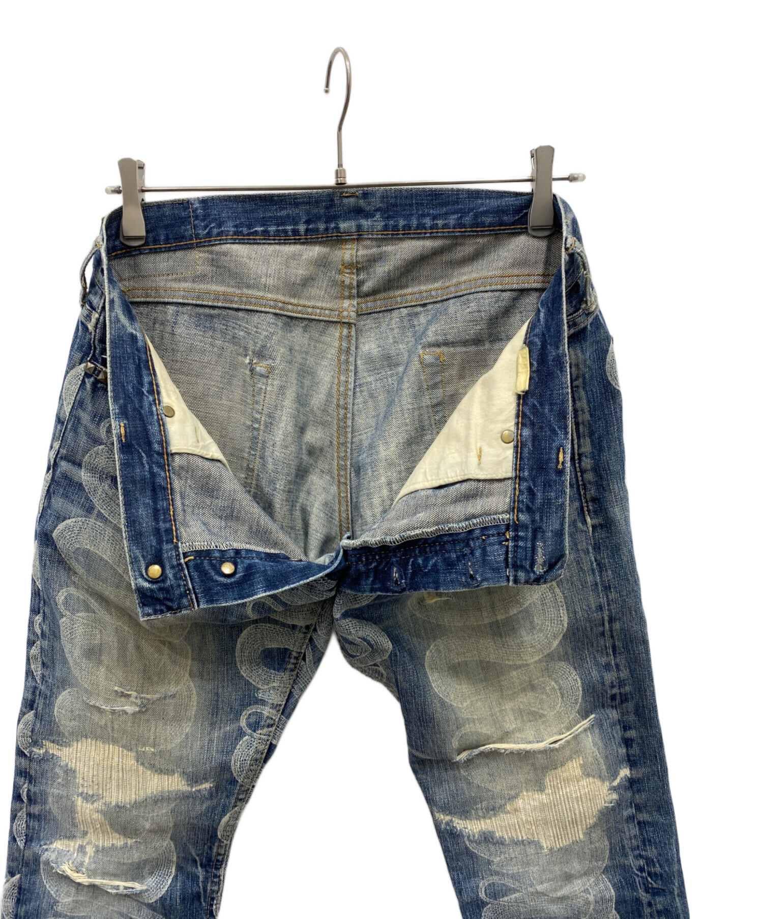 中古・古着通販】Hysteric Glamour (ヒステリックグラマー) 蛇柄デニム