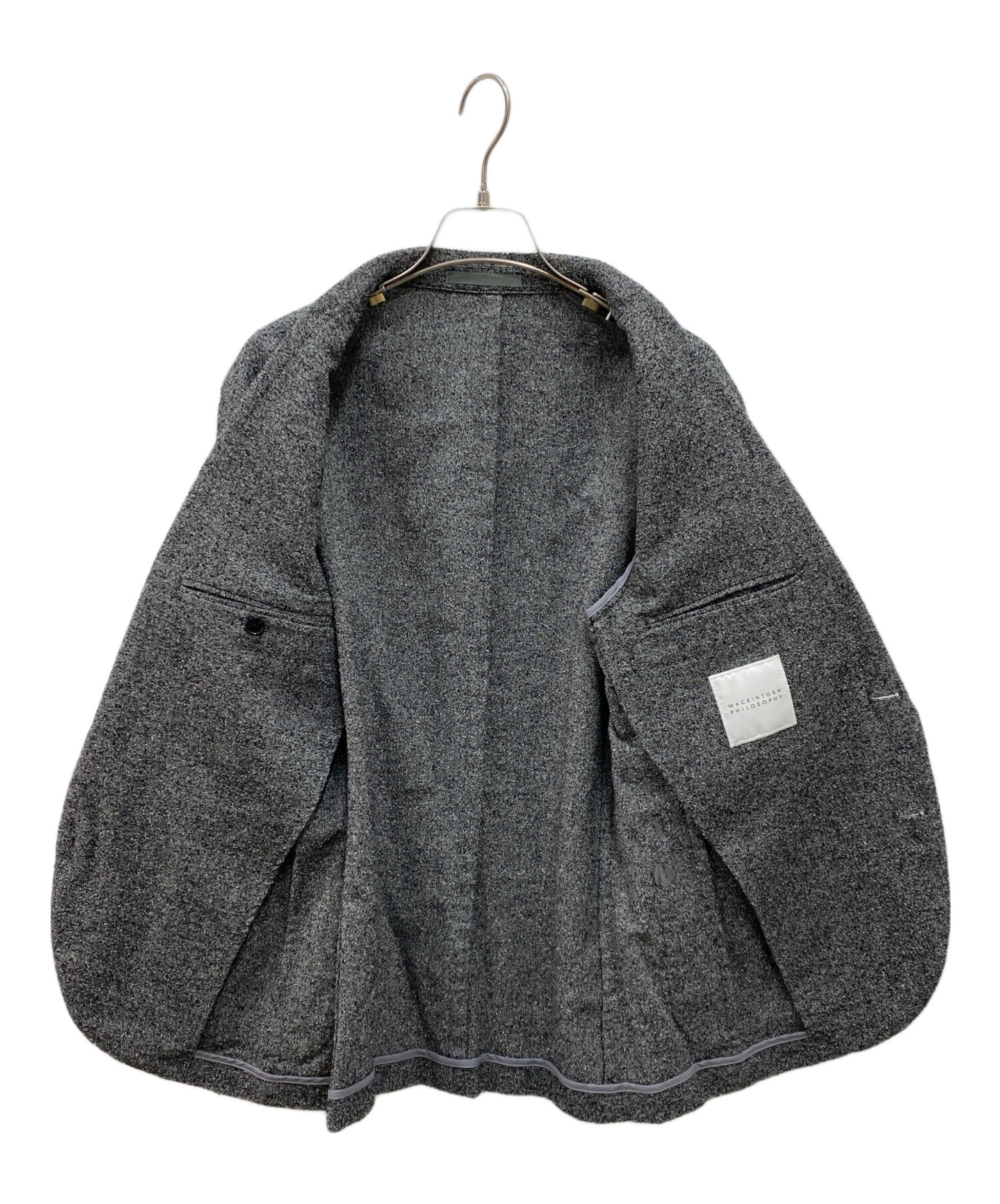 MACKINTOSH PHILOSOPHY グレー テーラードジャケット 中古・古着通販】MACKINTOSH PHILOSOPHY (マッキントッシュ