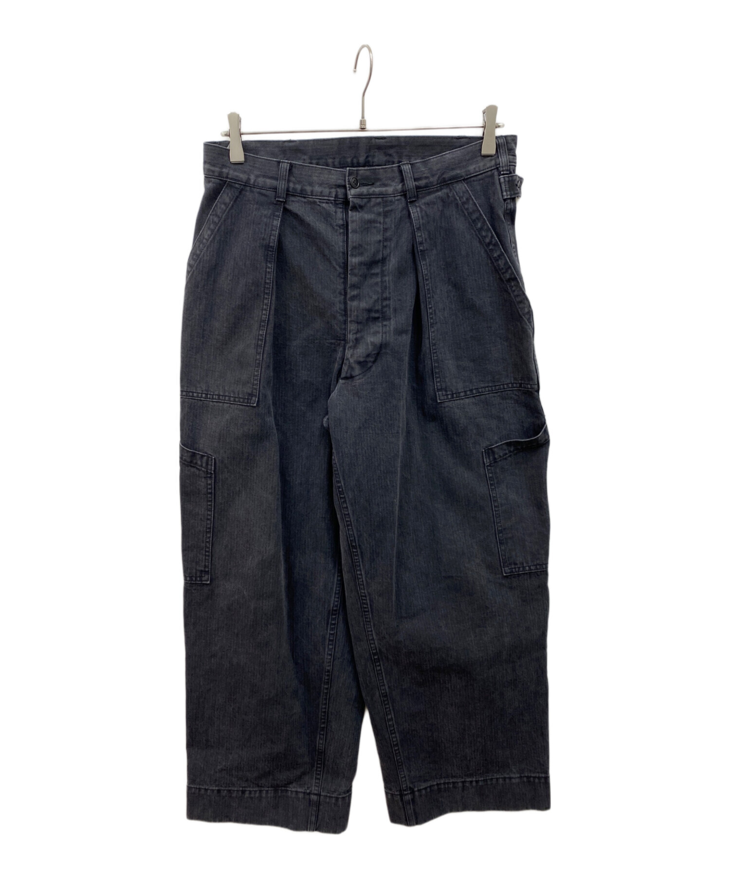 中古・古着通販】A.PRESSE (アプレッセ) USAF Hemmed Bottoms ブラック