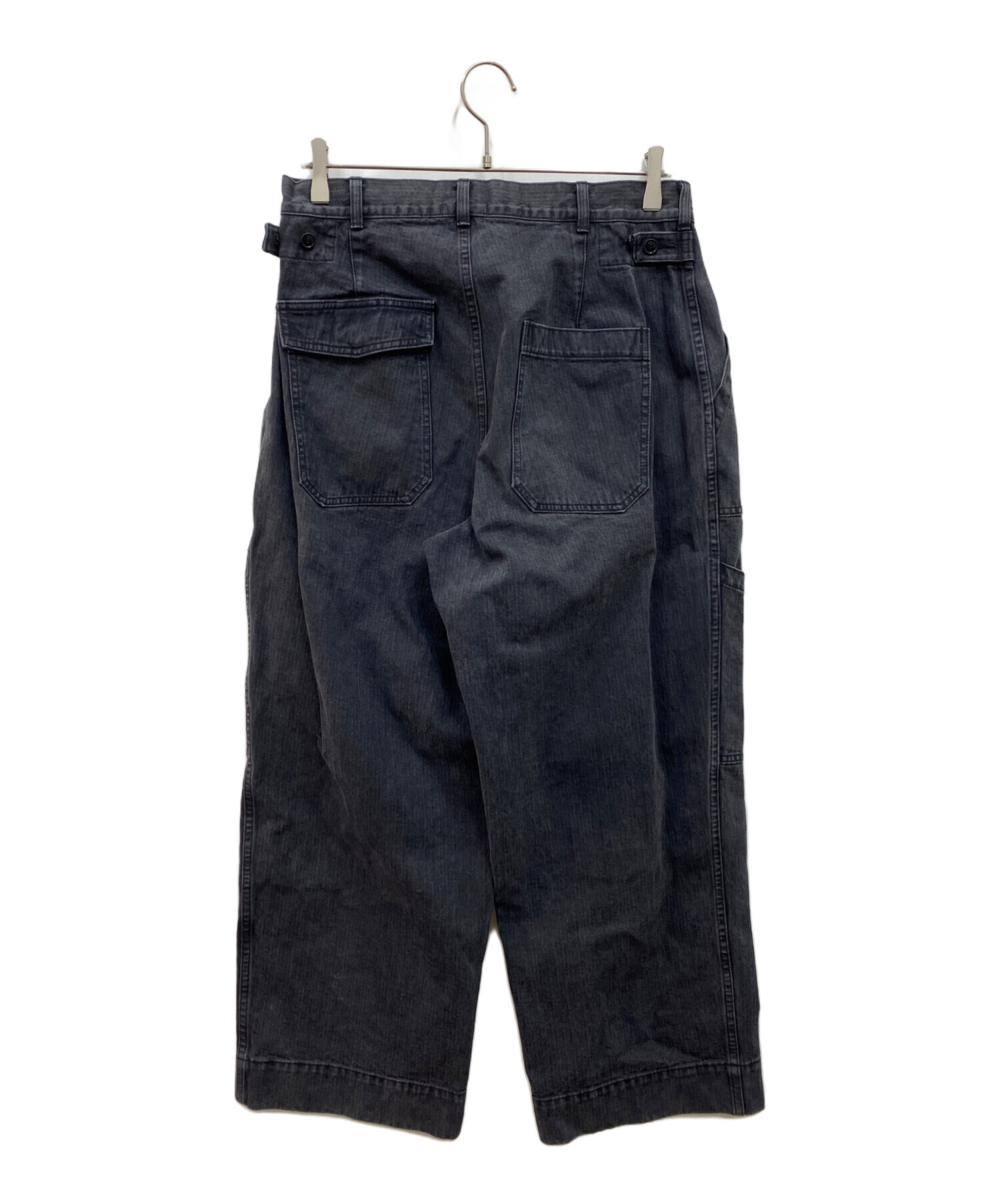 中古・古着通販】A.PRESSE (アプレッセ) USAF Hemmed Bottoms ブラック