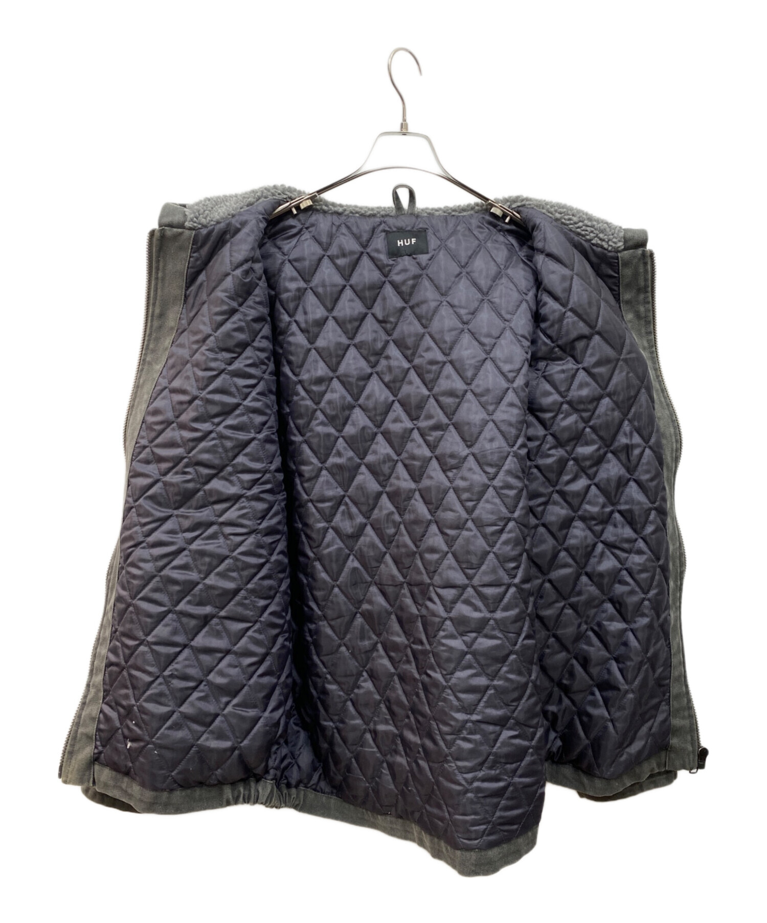 中古・古着通販】HUF (ハフ) LANDSCAPING HOODED JACKET ブラック 