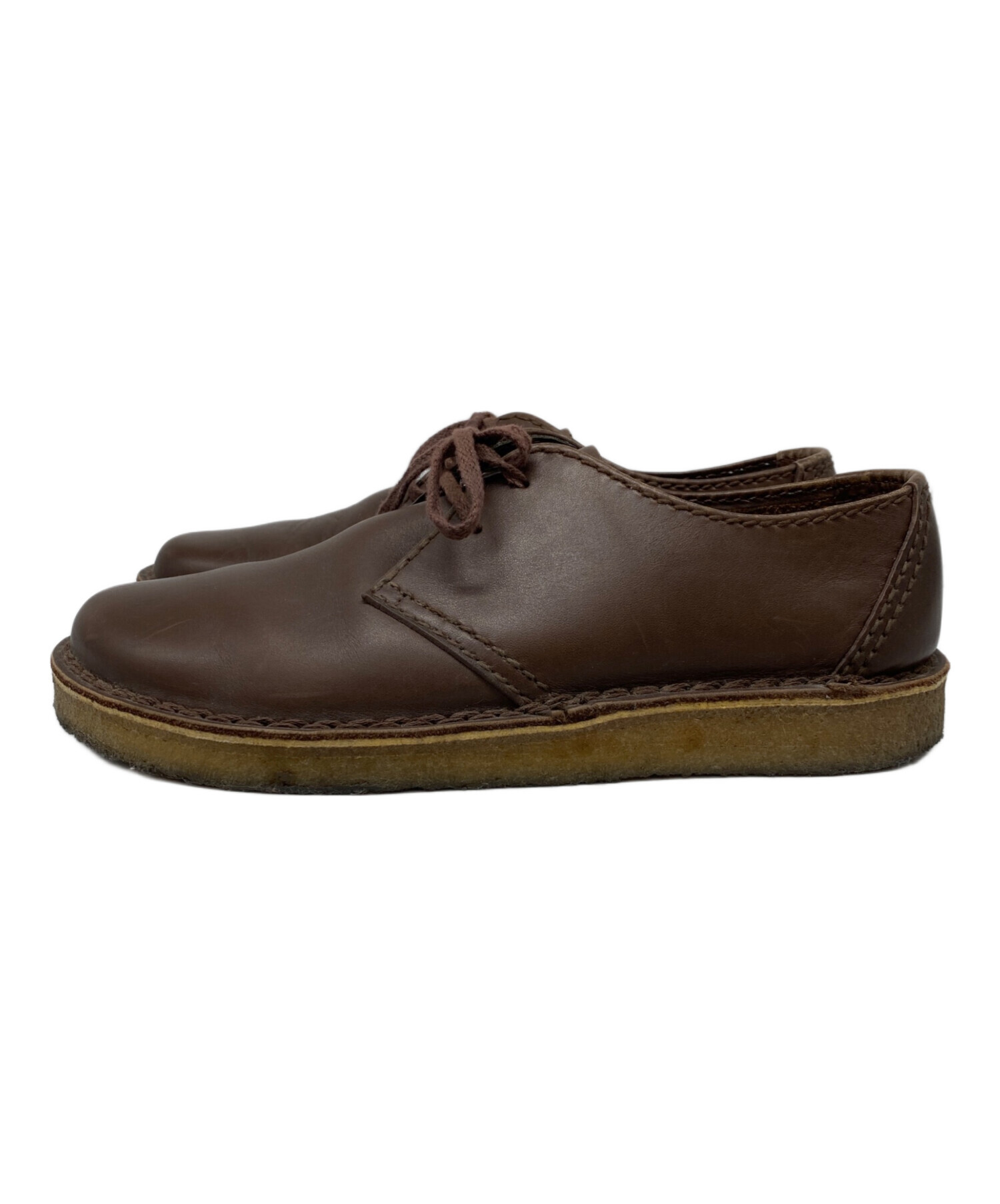 Clarks ブラウンレザー ドレスシューズ Clarks（クラークス） レザーシューズ UK7 ブラウン メンズ : ZOZOTOWN