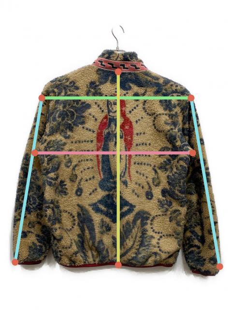 中古・古着通販】KAPITAL (キャピタル) ダマスク柄フリース ZIP
