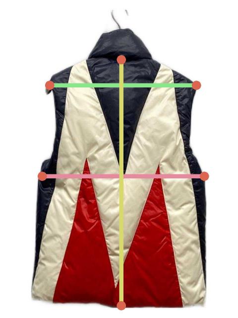 中古・古着通販】MONCLER (モンクレール) リバーシブルダウンベスト