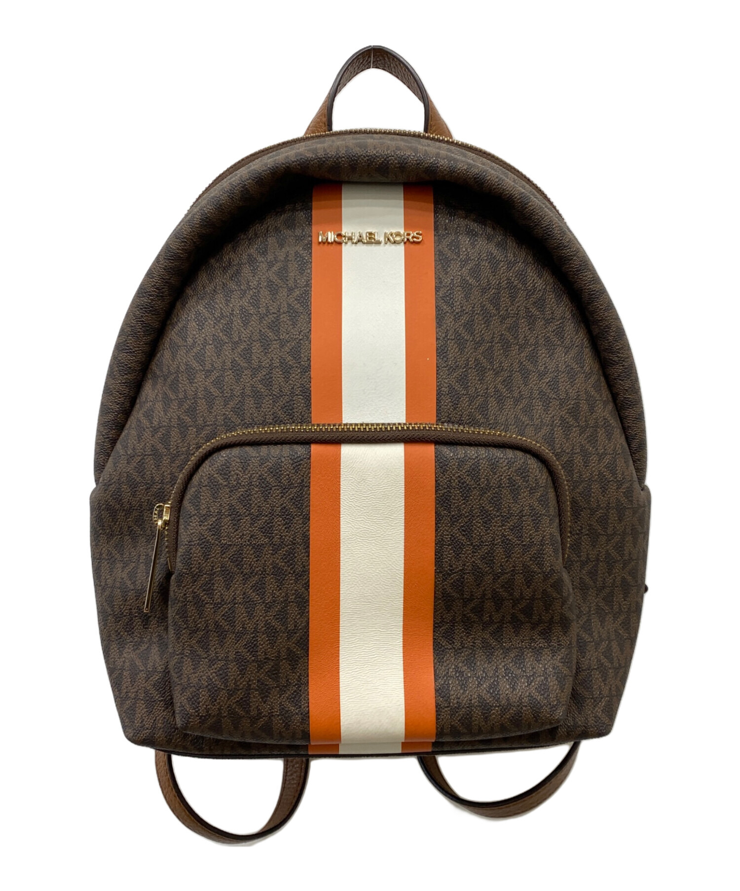 中古・古着通販】MICHAEL KORS (マイケル・コース) リュック ブラウン 