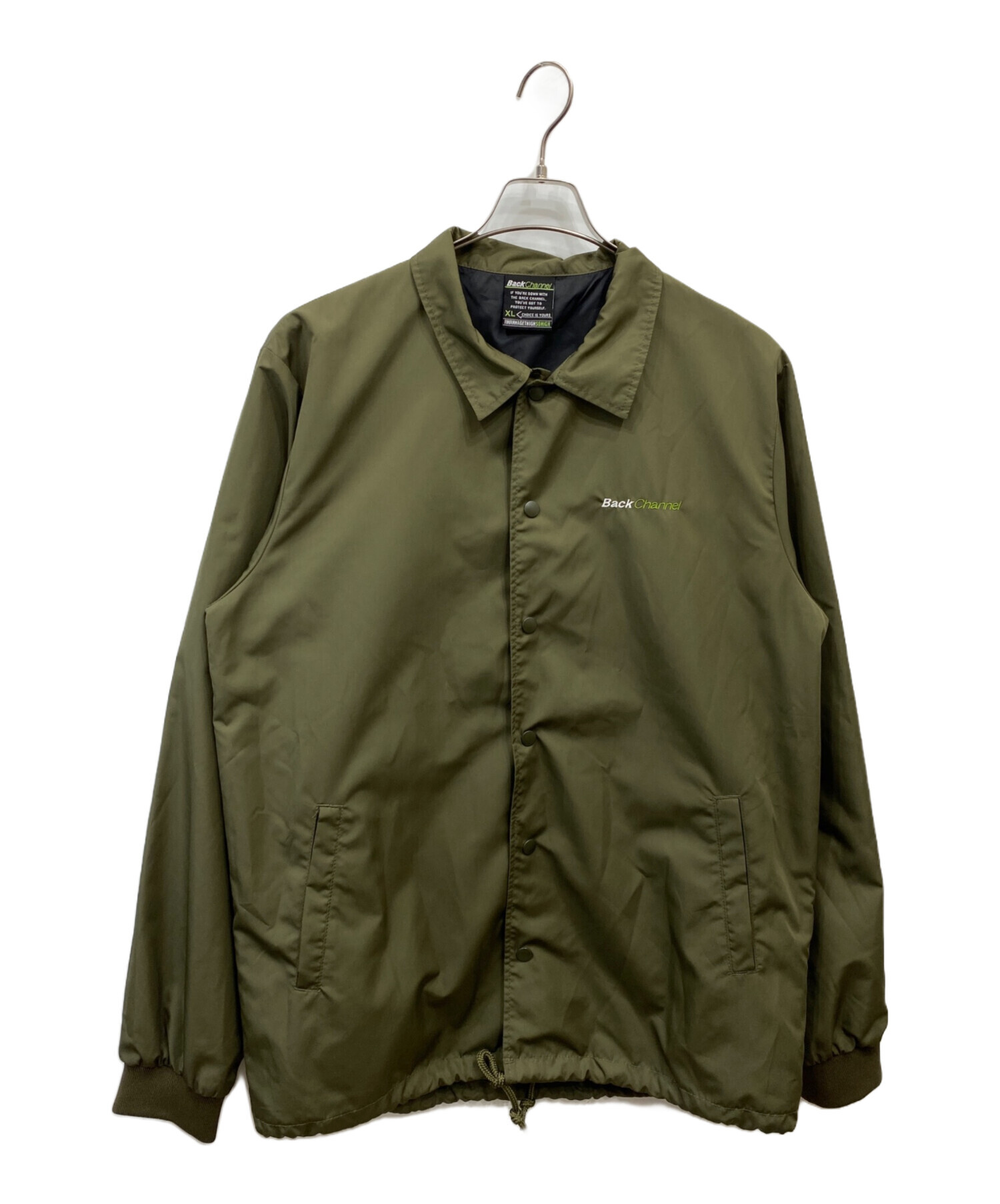 中古・古着通販】BACK CHANNEL (バックチャンネル) コーチジャケット 