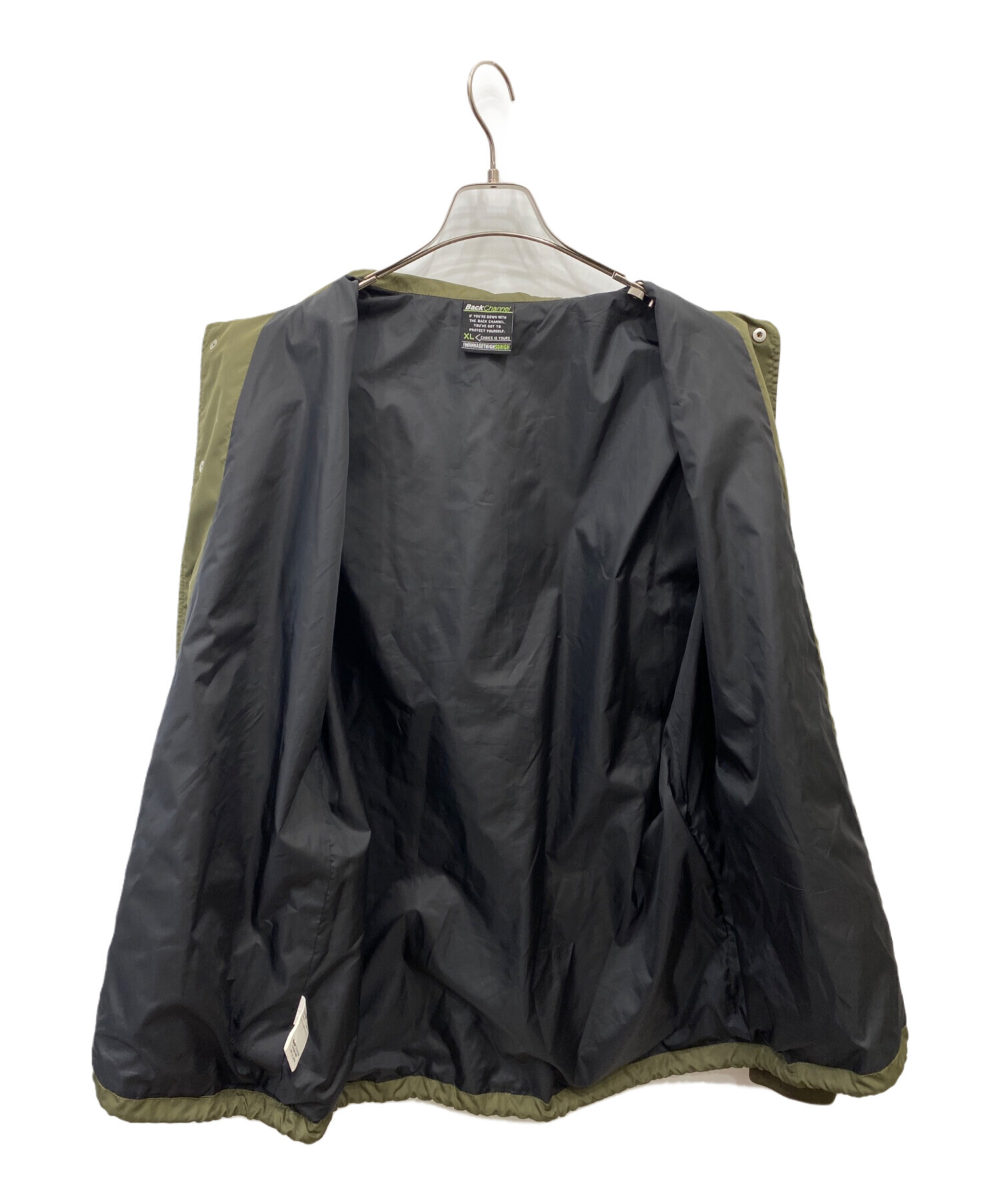 BackChannel コーチジャケット XL ブラック バックチャンネル BACK 