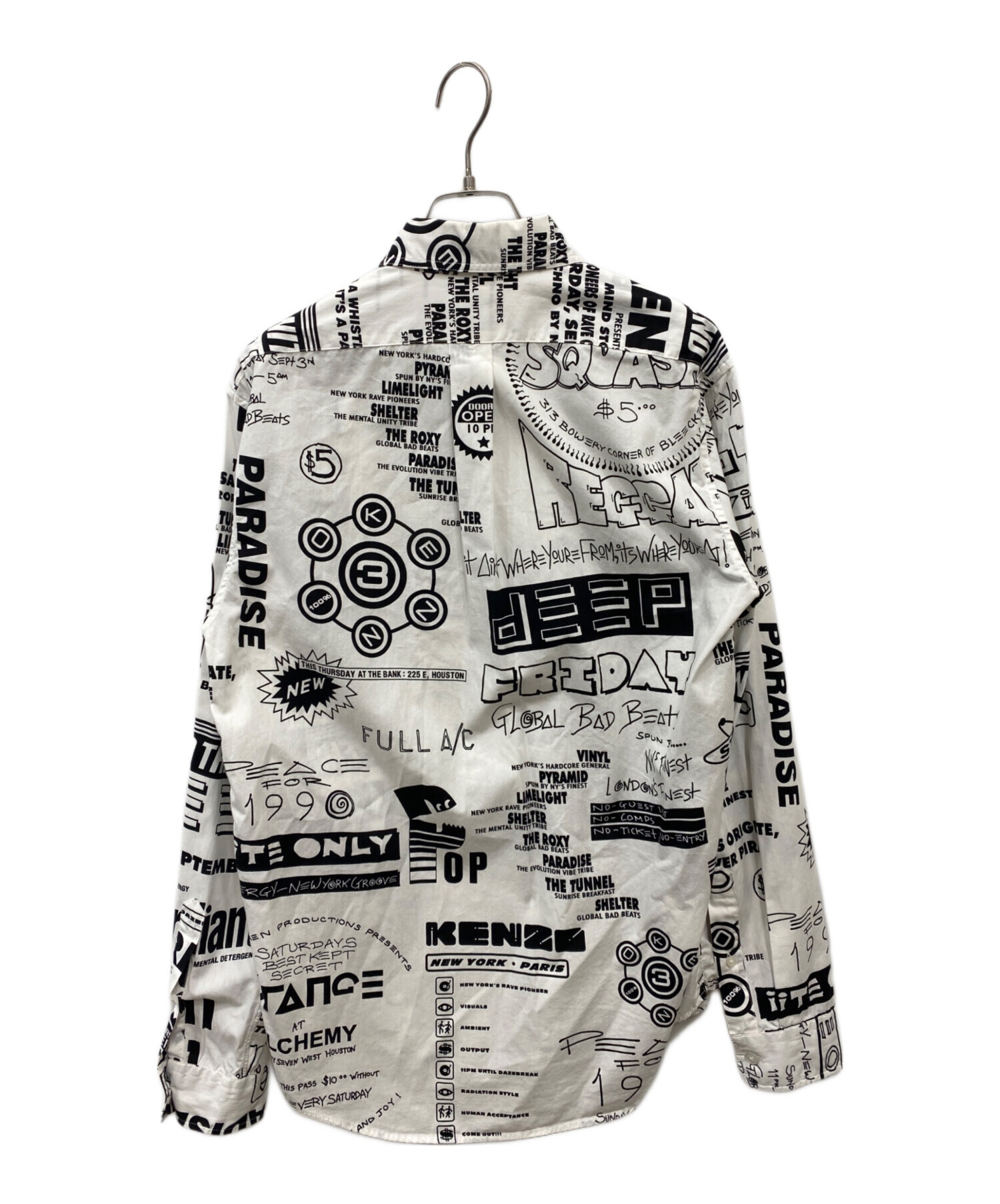 Kenzo 柄 コート ホワイト ブラック KENZO(ケンゾー) / テーラード 