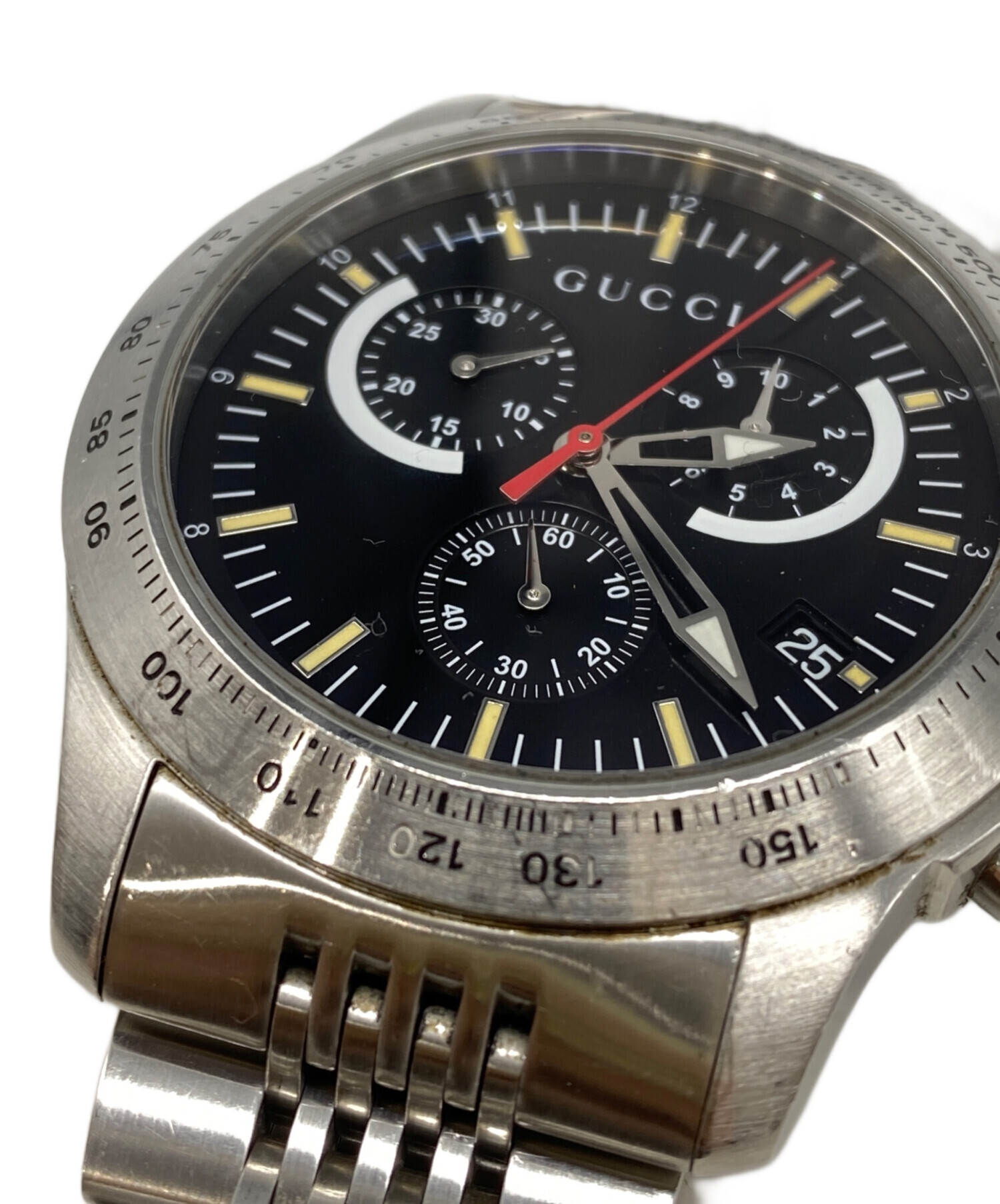 10.中古 グッチ GUCCI 時計 中古・古着通販】GUCCI (グッチ) Gタイムレス クロノグラフ｜ブランド