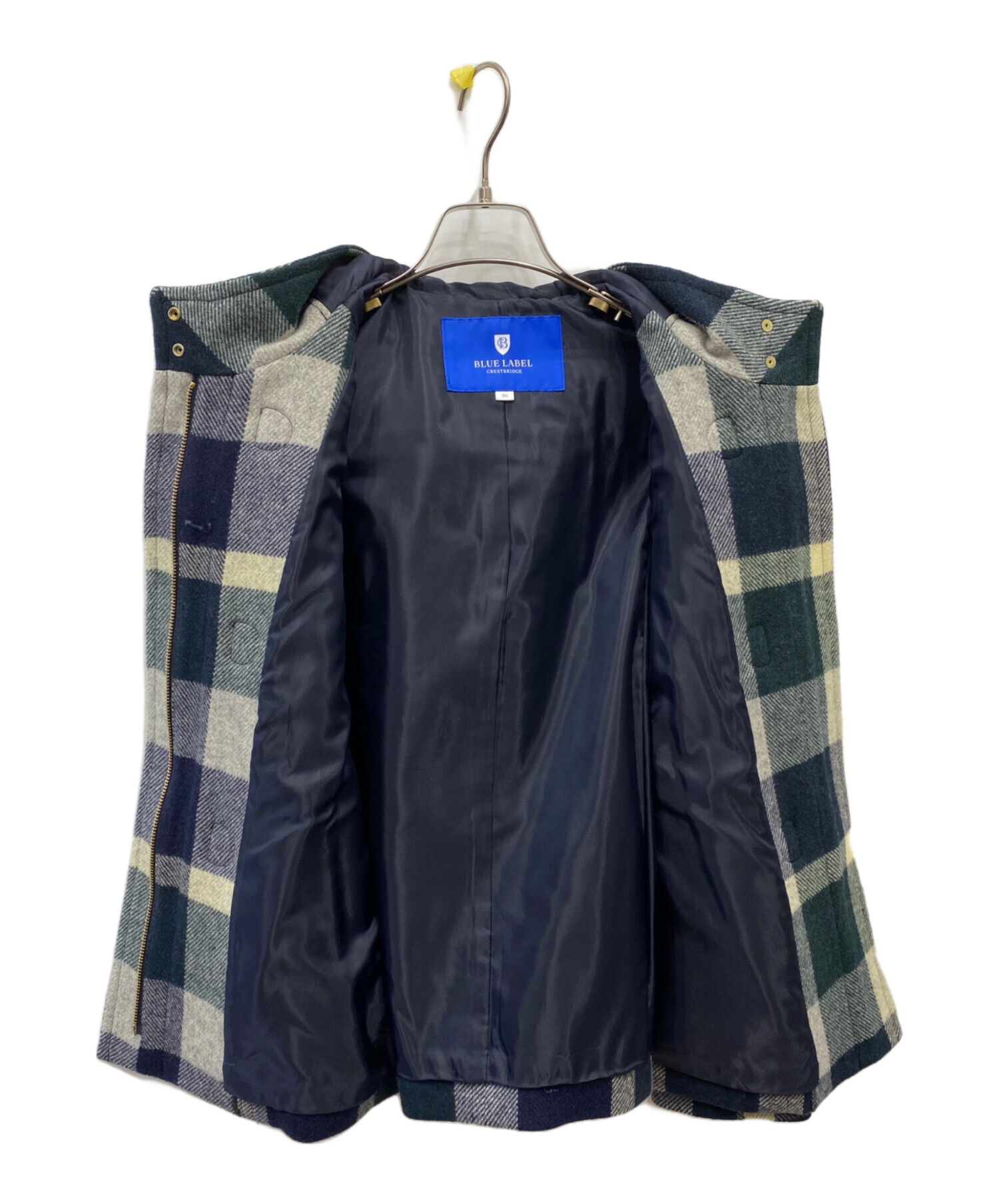 【美品】BLUE LABEL CRESTBRIDGE ダッフルコート　M 中古・古着通販】BLUE LABEL CRESTBRIDGE (ブルーレーベルクレスト