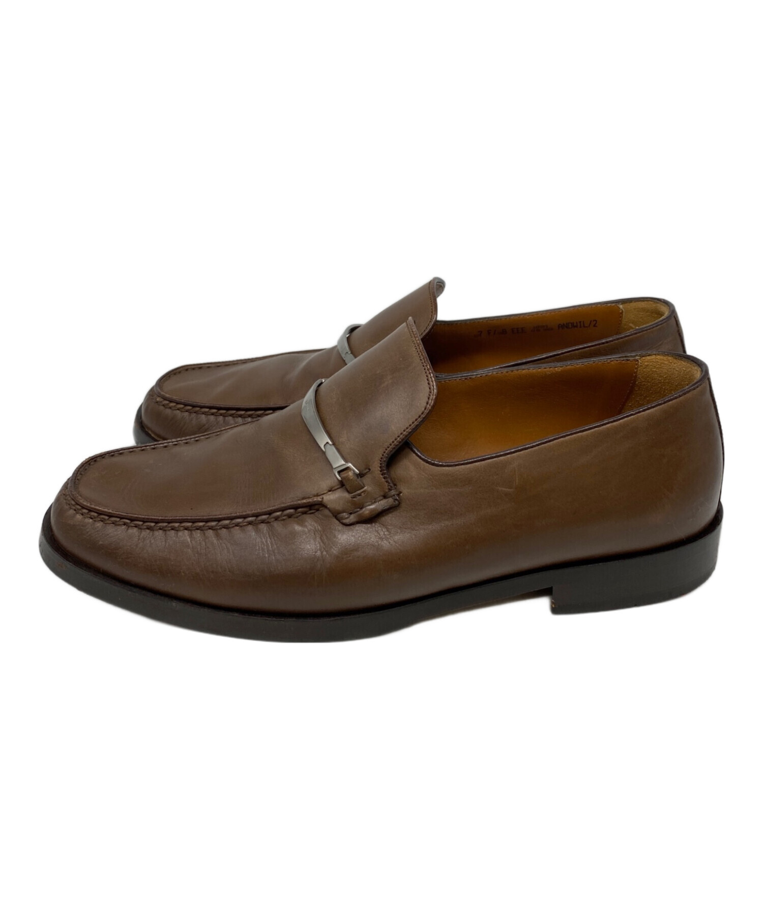 中古・古着通販】BALLY (バリー) ローファー ブラウン サイズ:EU7