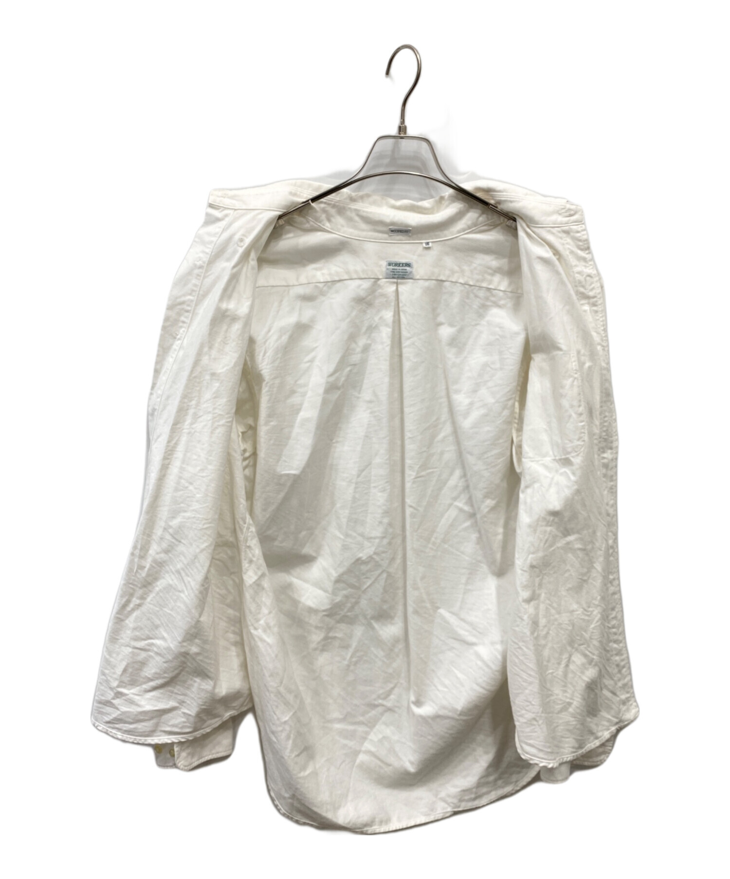 中古・古着通販】WORKERS (ワーカーズ) ボタンダウンシャツ ホワイト