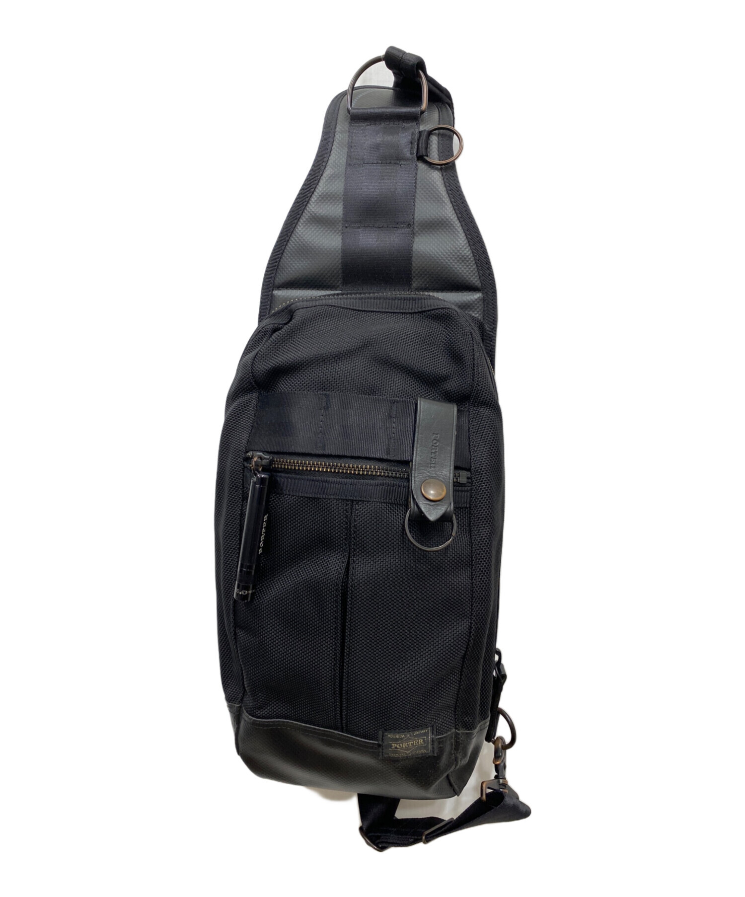 中古・古着通販】PORTER (ポーター) HEAT SLING SHOULDER BAG ブラック
