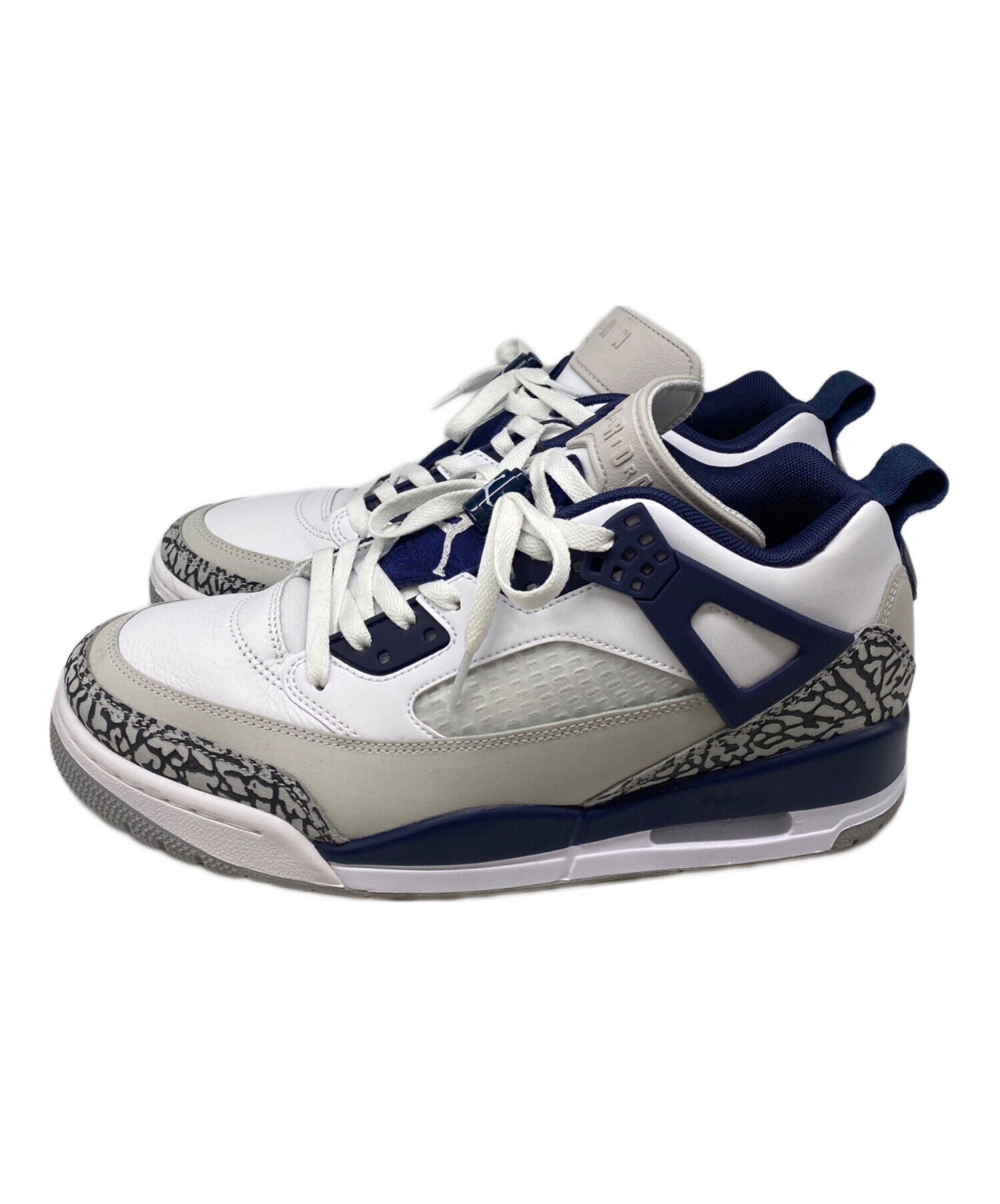 中古・古着通販】NIKE (ナイキ) Jordan Spizike Low ホワイト×ネイビー