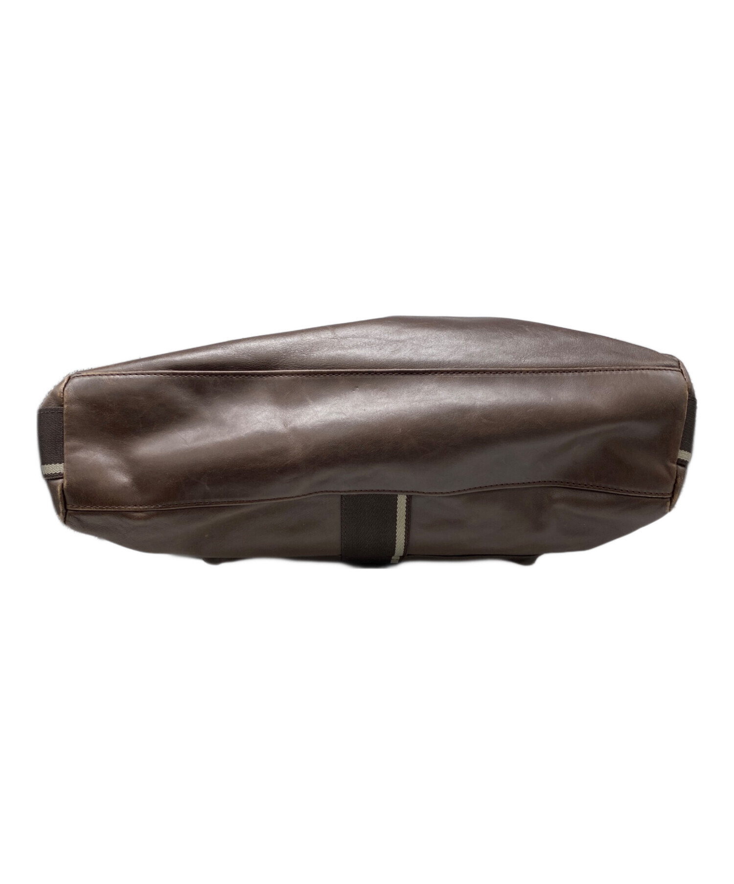 HUGO BOSS メンズ メッセンジャーバッグ レザー ブラウン used 中古・古着通販】BOSS HUGO BOSS (ボス ヒューゴボス) レザー