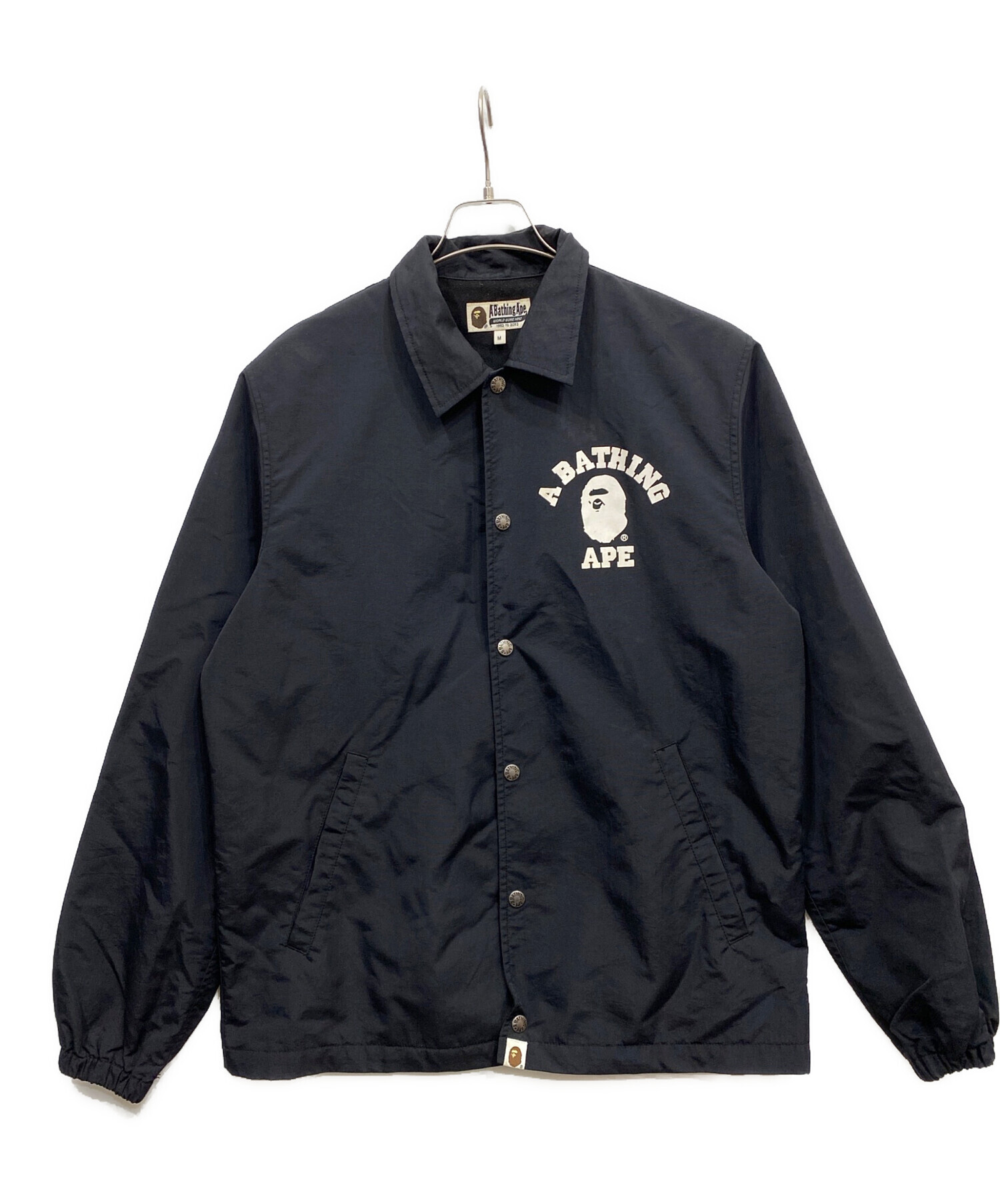 A BATHING APE x underfeated ナイロンコーチジャケット 中古・古着通販】A BATHING APE (アベイシングエイプ) ナイロン