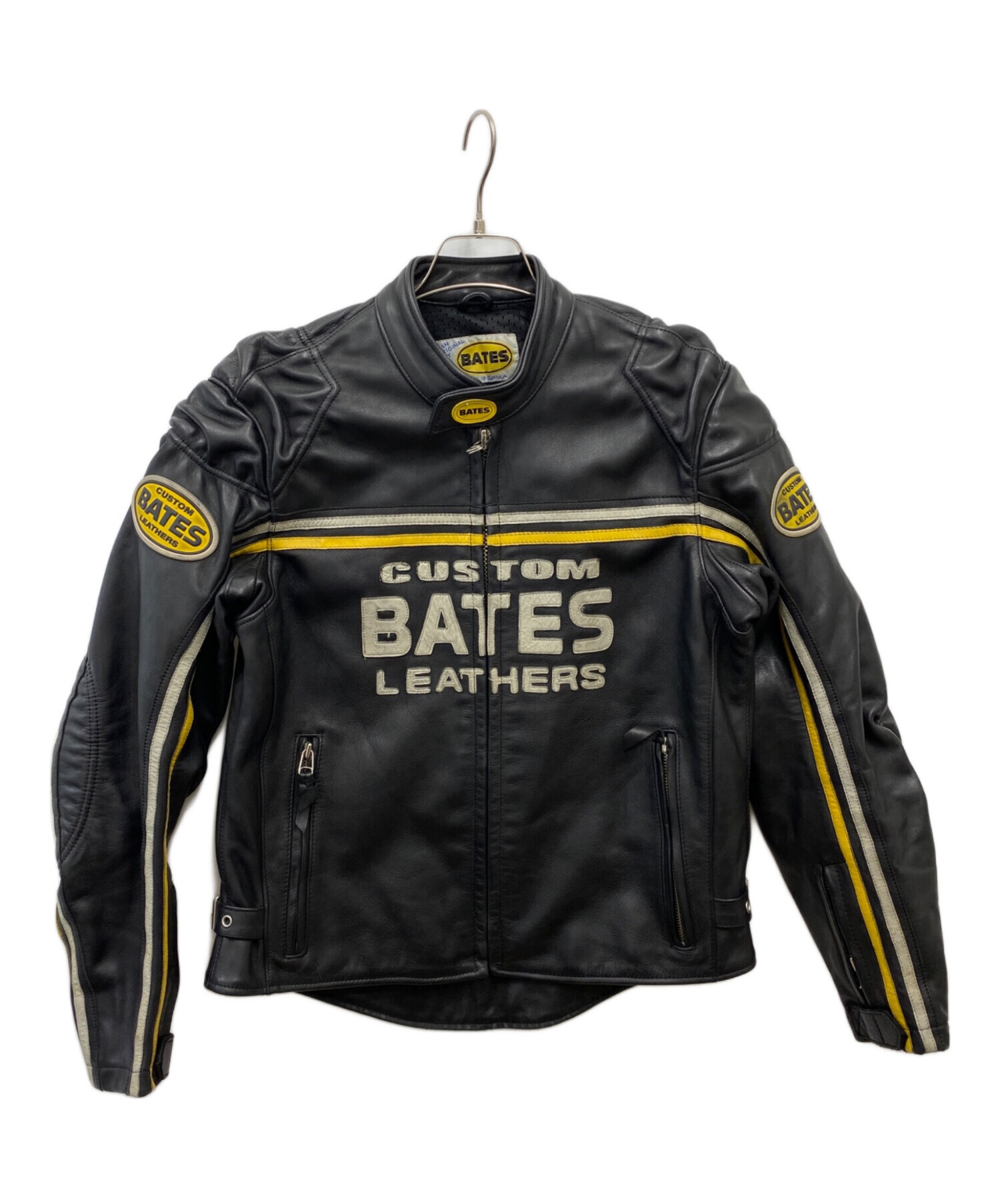 中古・古着通販】BATES (ベイツ) レザージャケット ブラック サイズ:L