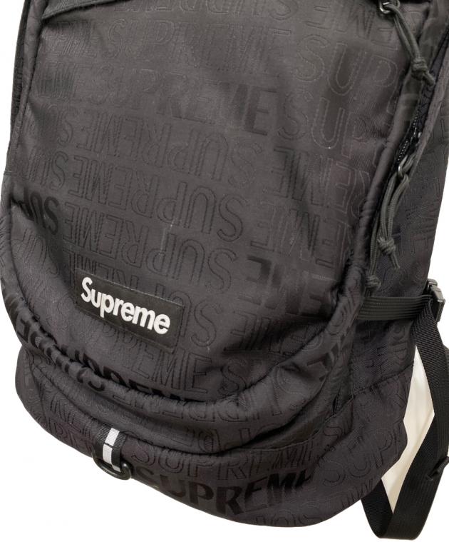 中古・古着通販】SUPREME (シュプリーム) 19SS BACK PACK ブラック