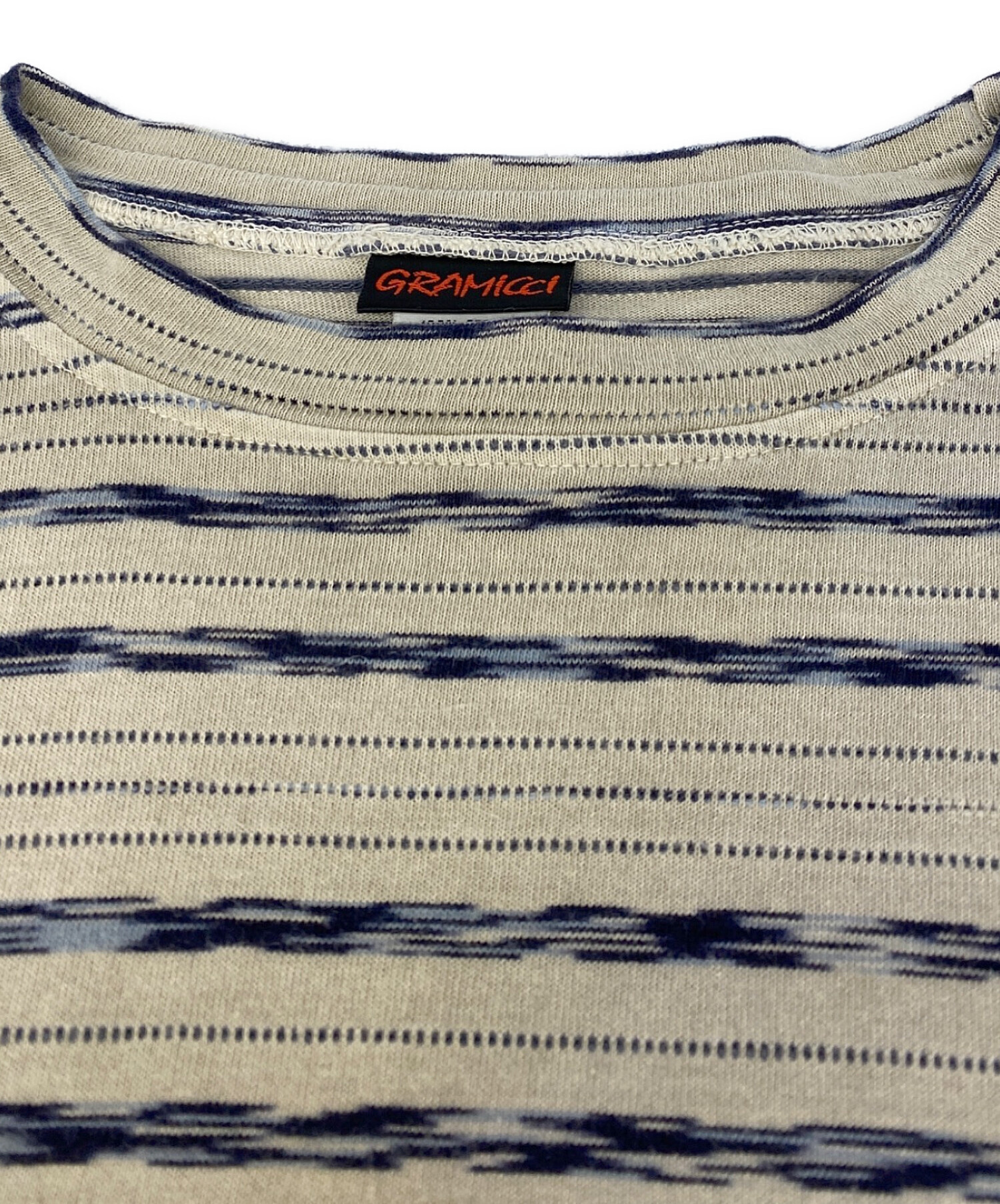 中古・古着通販】GRAMICCI (グラミチ) ジャガードボーダーカットソー 