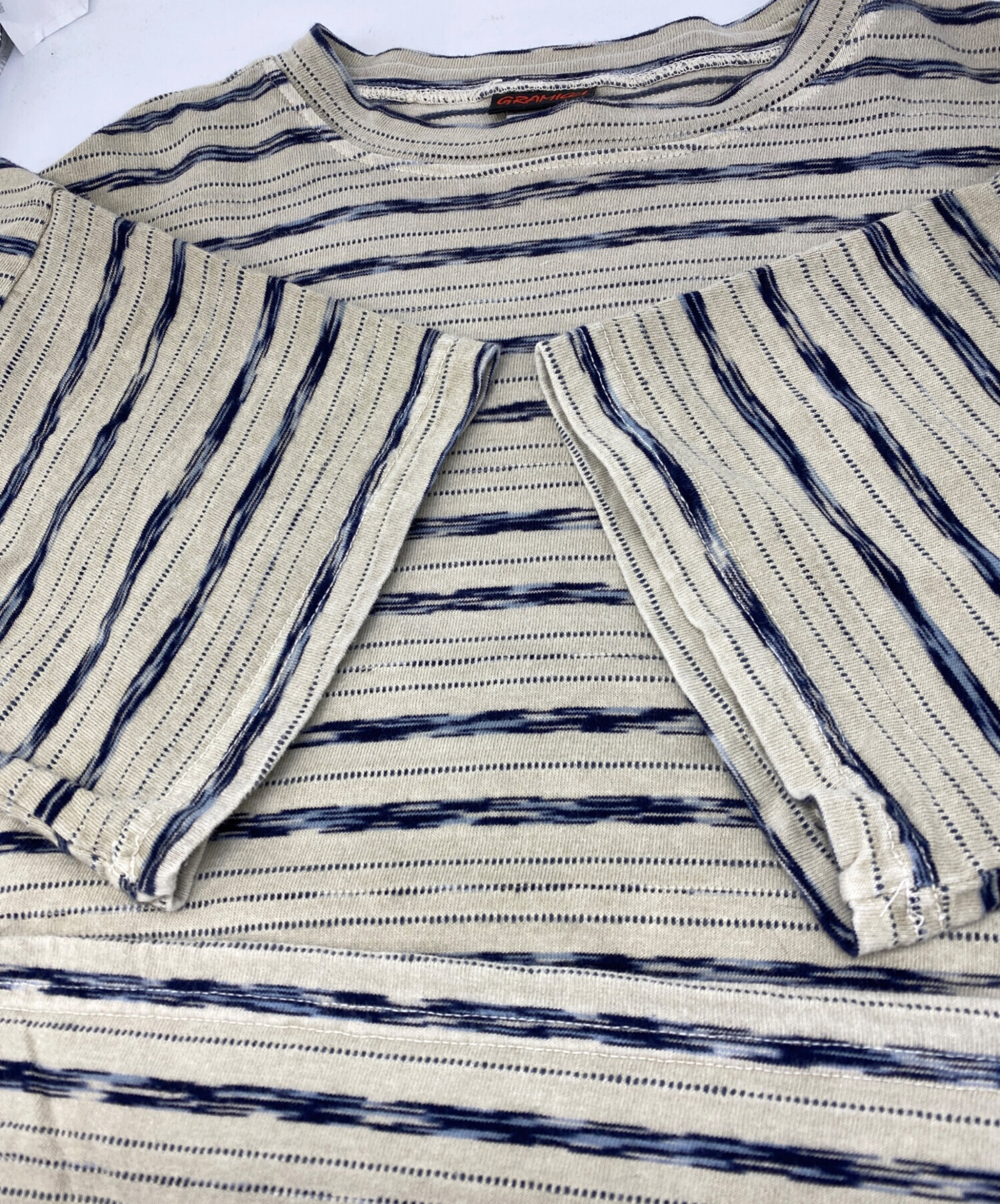 中古・古着通販】GRAMICCI (グラミチ) ジャガードボーダーカットソー 