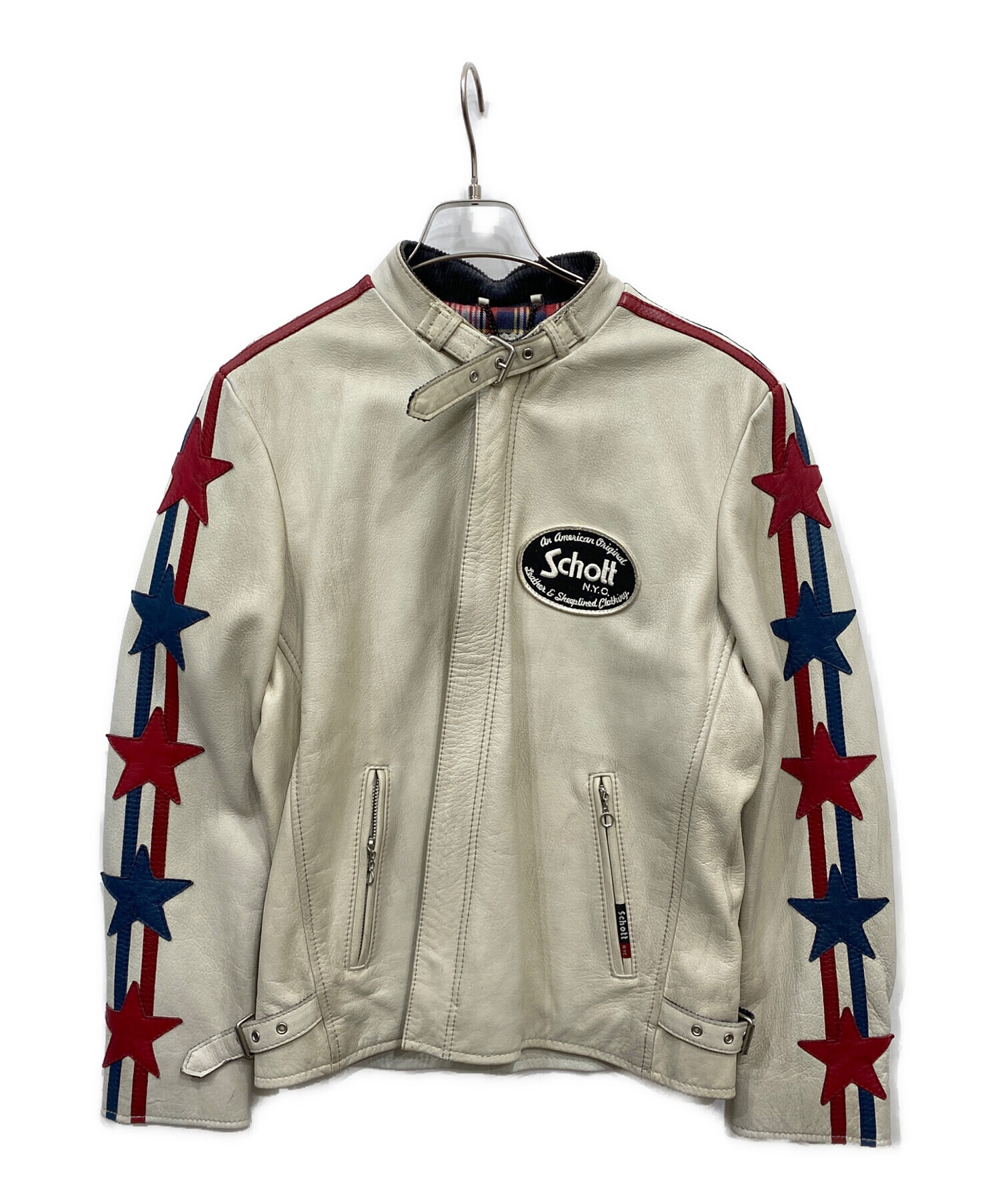 中古・古着通販】Schott (ショット) スターワッペンライダース